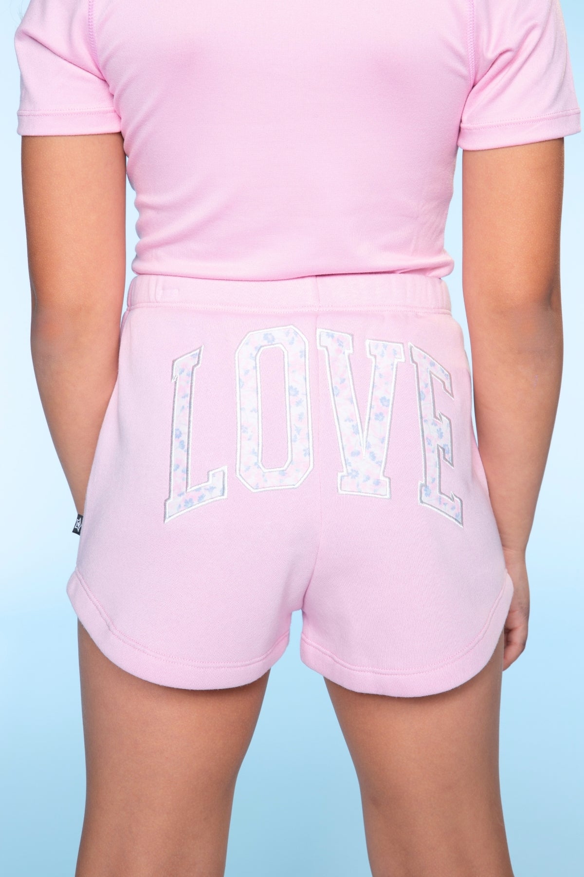 Cloud Soft French Terry Dolphin Short - Blush Ditsy Lilac Floral - NEW!