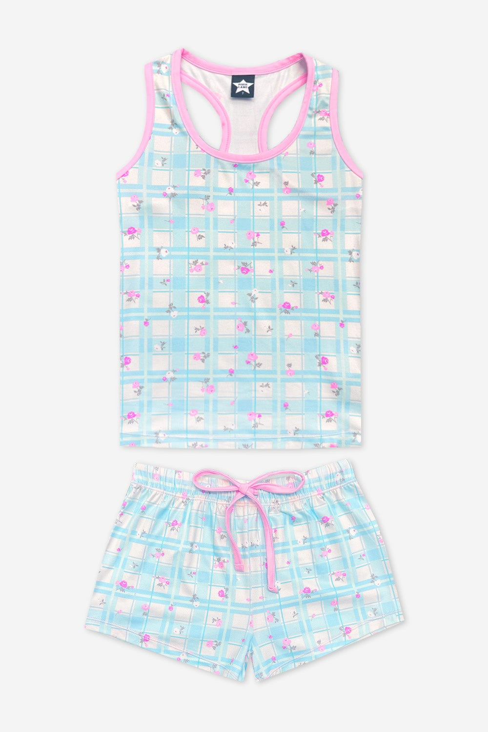 Simply Soft Racerback Tank & Dolphin Short - Sage Pink Makeup