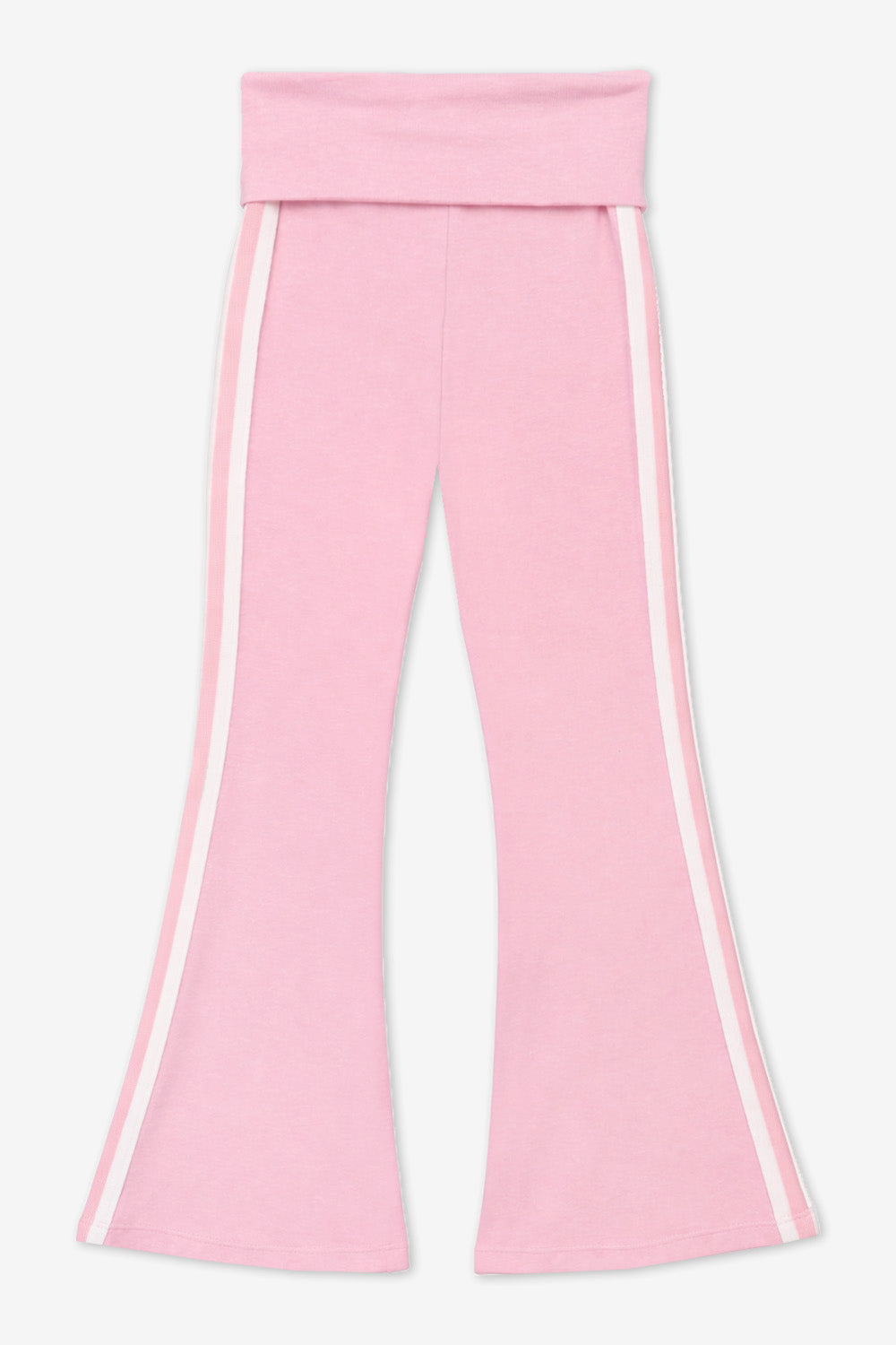 Simply Soft Luxe Foldover Flare - Black White Stripe