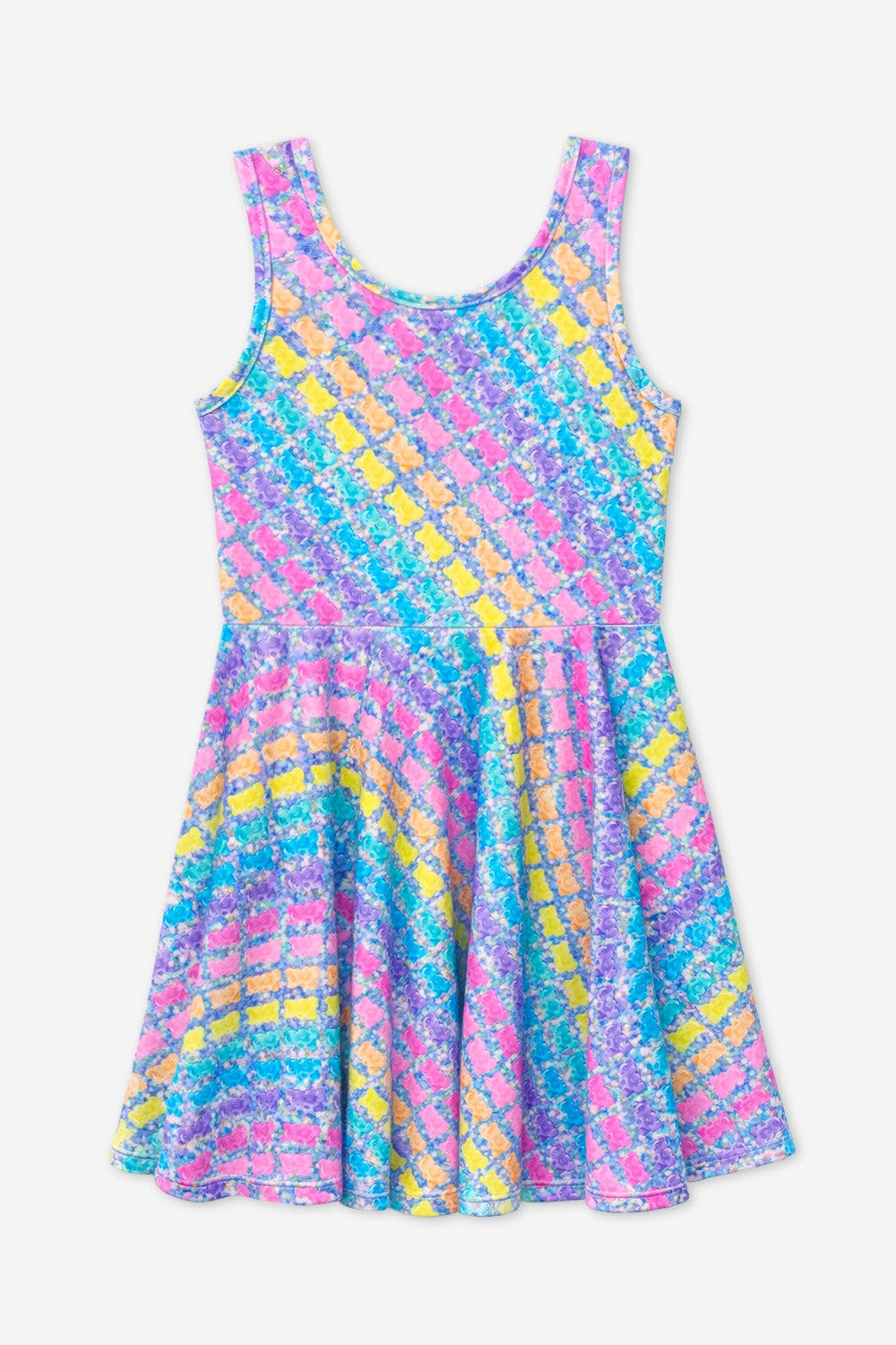 High Shine Super Twirl Dress - Rainbow Gummy Bear