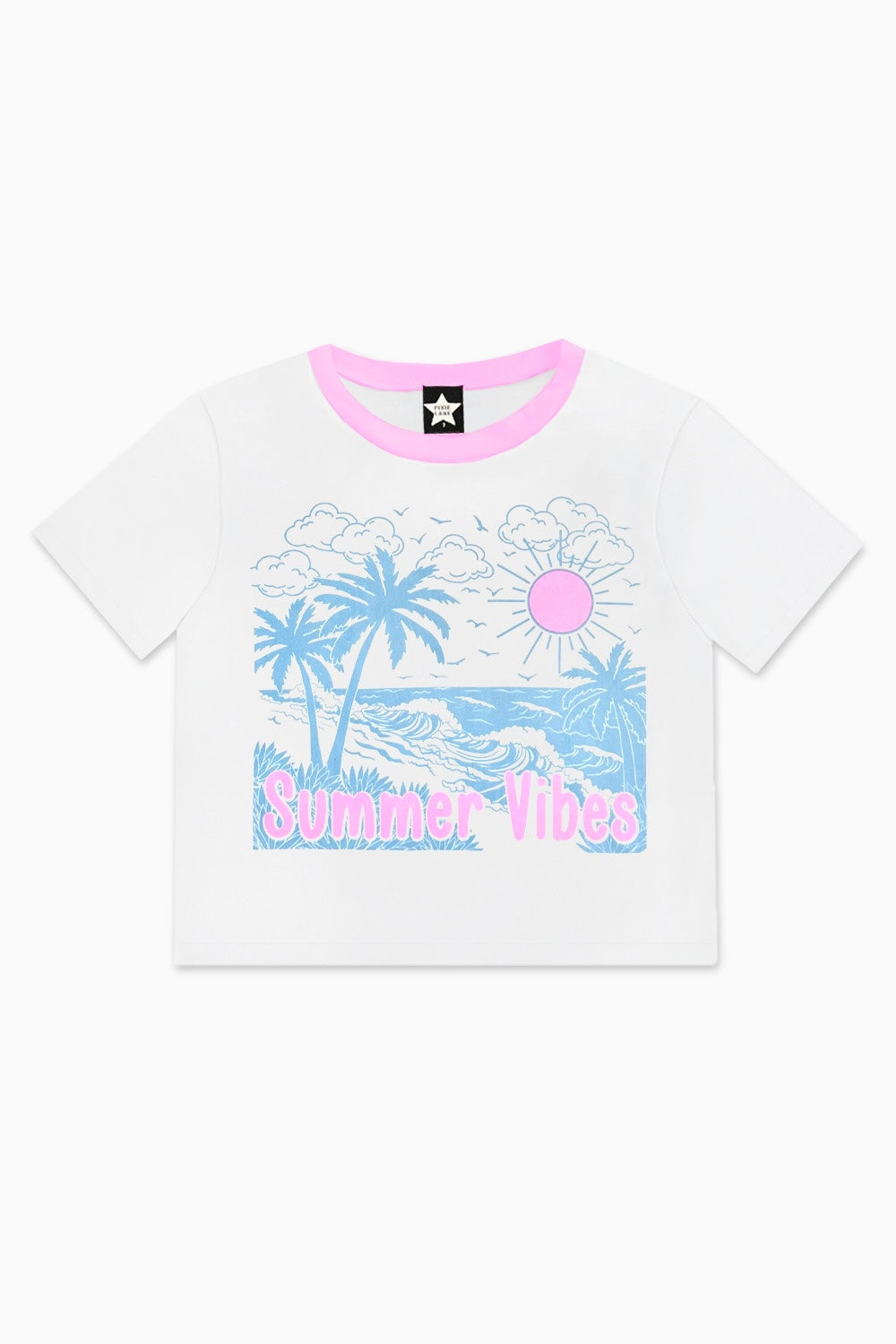 Simply Soft Easy Tee. - Purple Tie Dye Butterfly