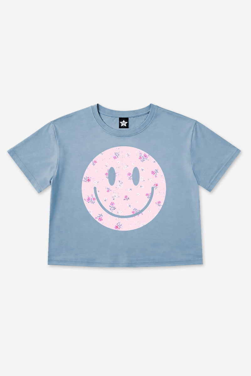 Washed Cotton Drop Shoulder Tee.