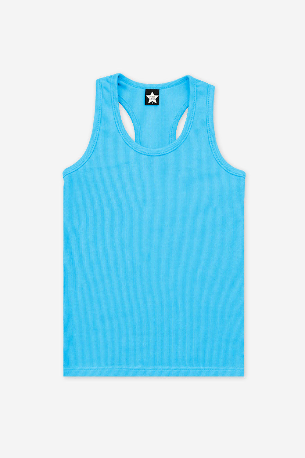 Ribbed Racerback Tank - Black
