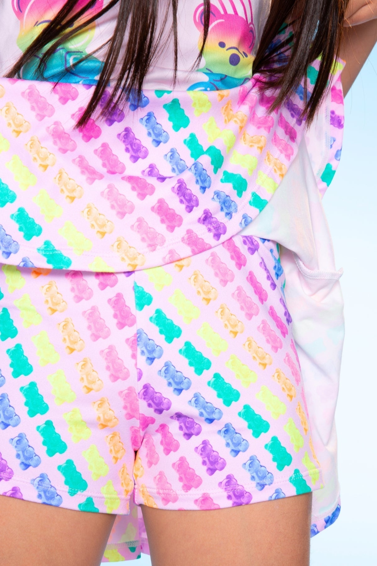 Simply Soft Skort - Pink Rainbow Gummy Bear - NEW!