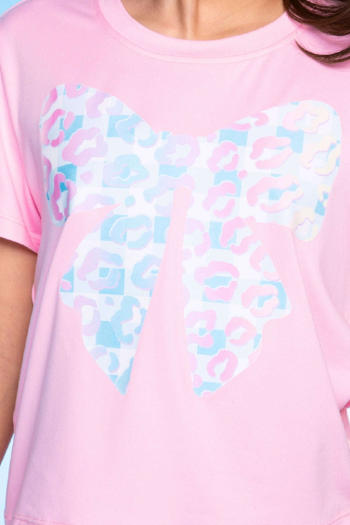 Simply Soft Easy Tee. - Purple Tie Dye Butterfly