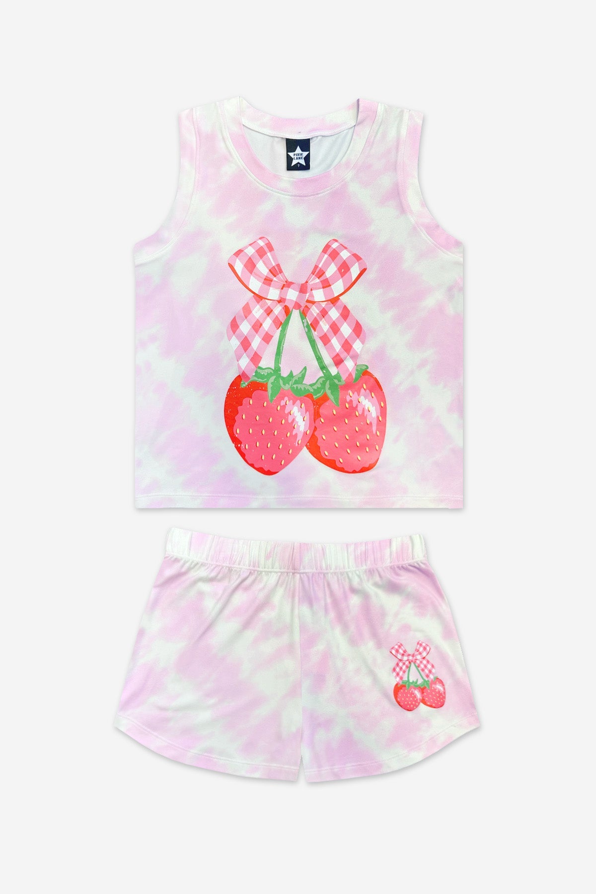 Simply Soft Tank & Dolphin Short Set - Black Rainbow Ombre Icons - NEW!