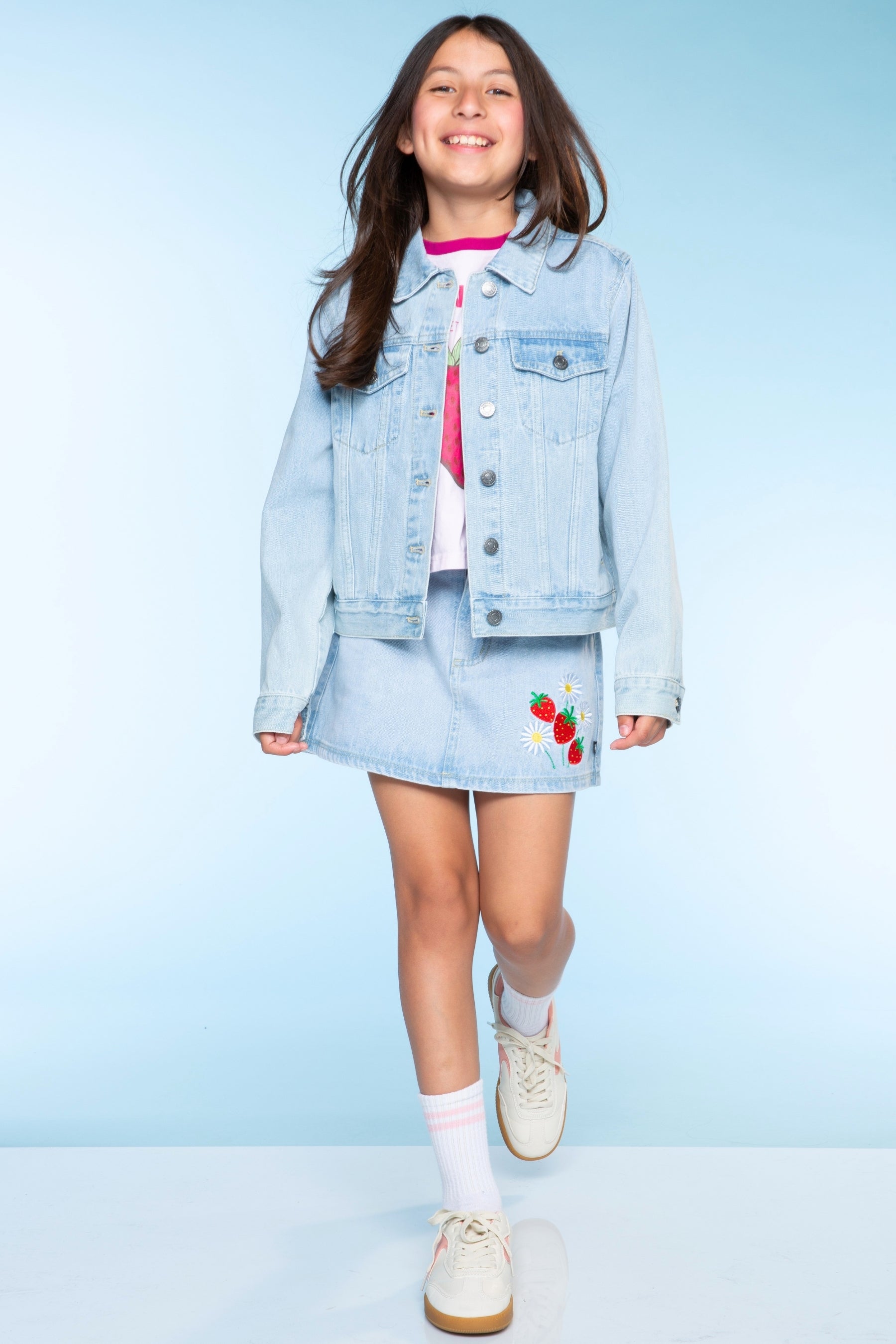 The Perfect Denim Jacket - Lt Denim Milkshake