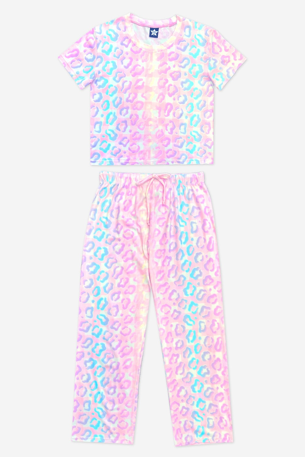 Simply Soft Easy Tee & Karate Pant - Dusty Pink Sticker Emojis