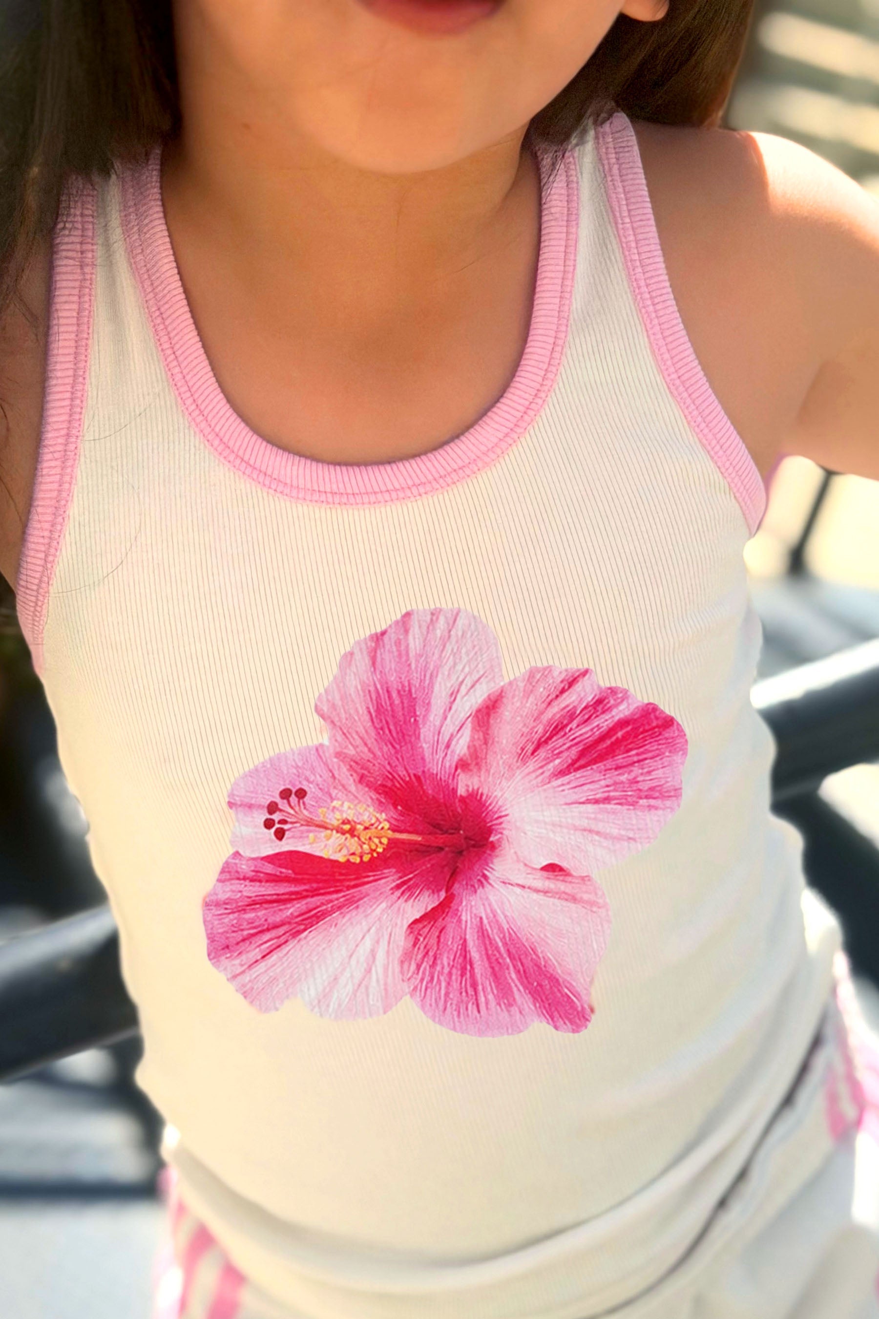 Ribbed Racerback Tank - Black
