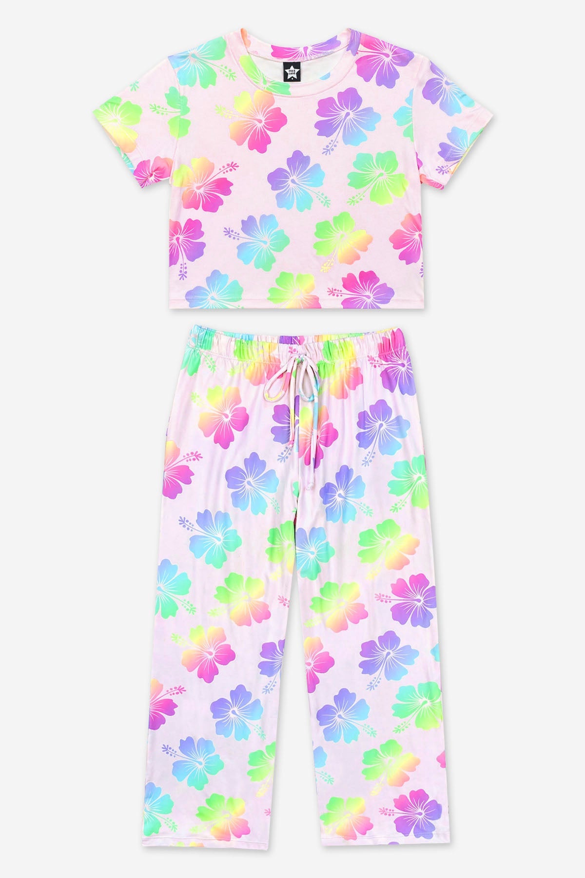 Simply Soft Easy Tee & Karate Pant - Lilac Rainbow Gummy Bear - NEW!