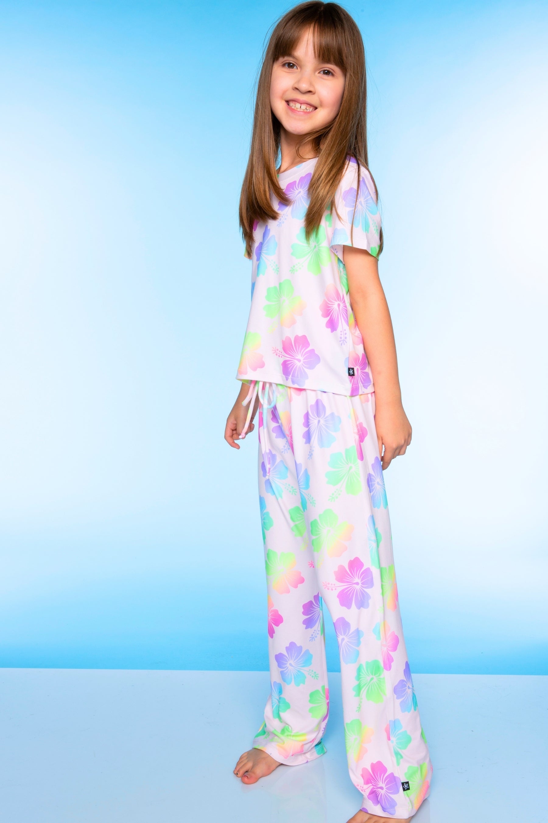 Simply Soft Easy Tee & Karate Pant - Lilac Rainbow Gummy Bear - NEW!