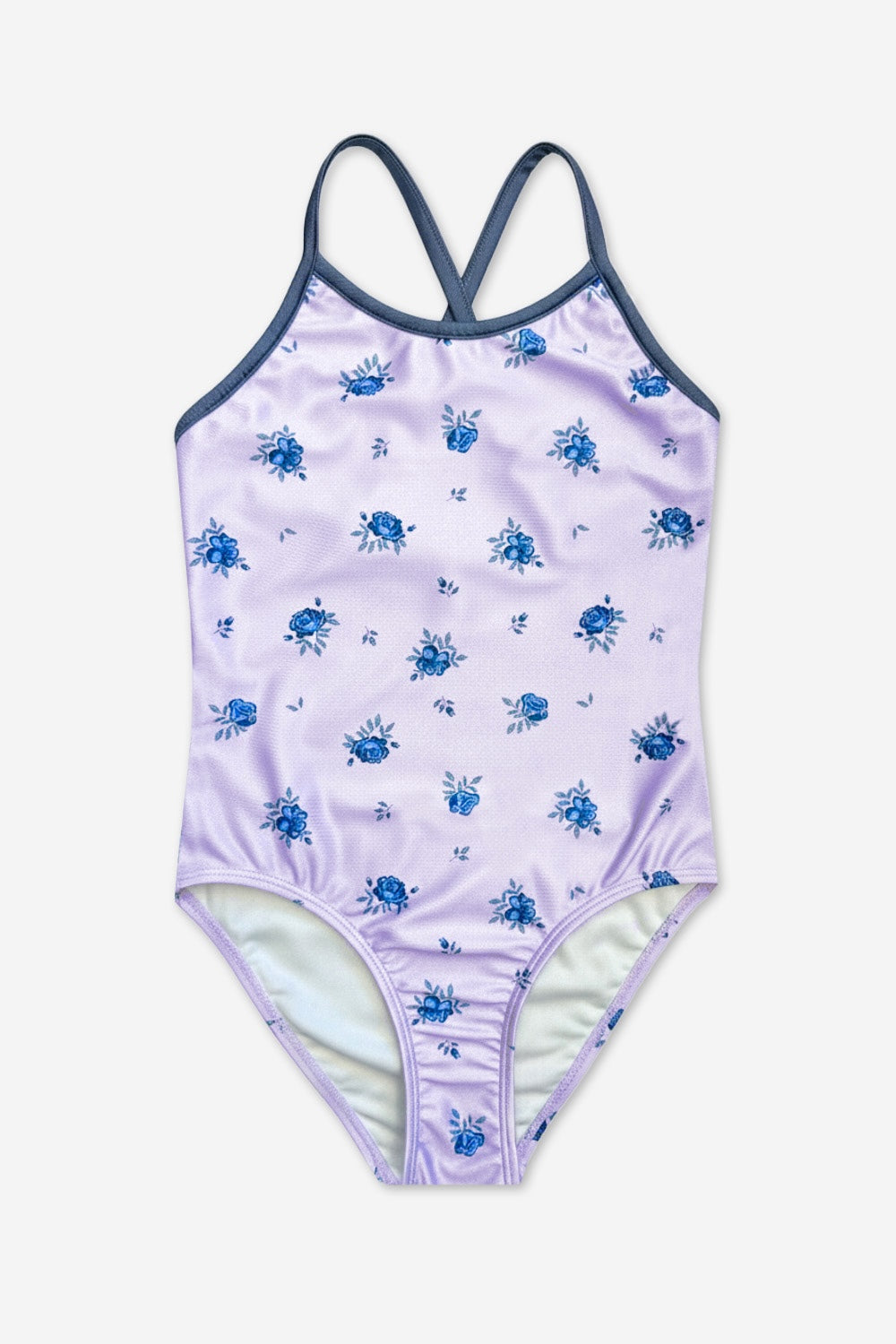Strappy One Piece Swimsuit - Tie Dye Rainbow Ice Cream