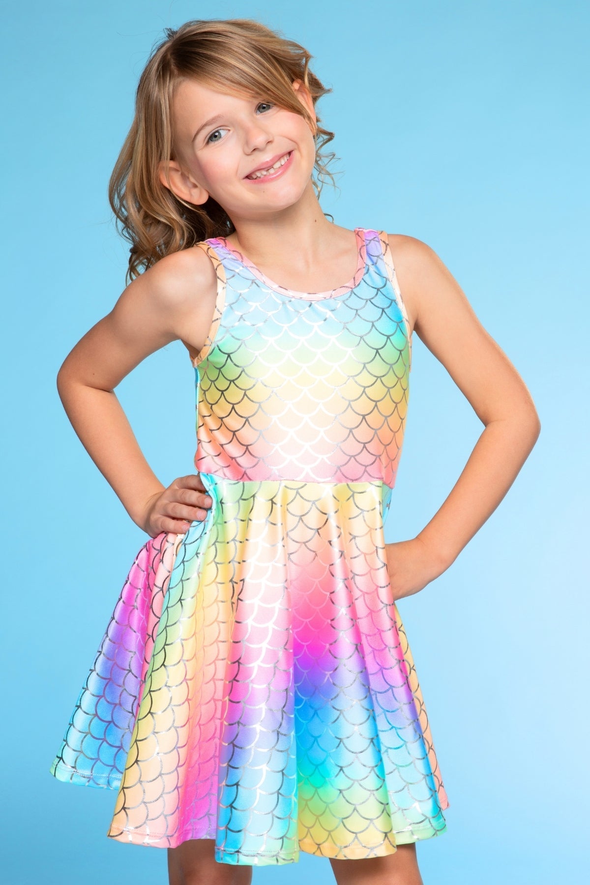 High Shine Super Twirl Dress - Rainbow Gummy Bear