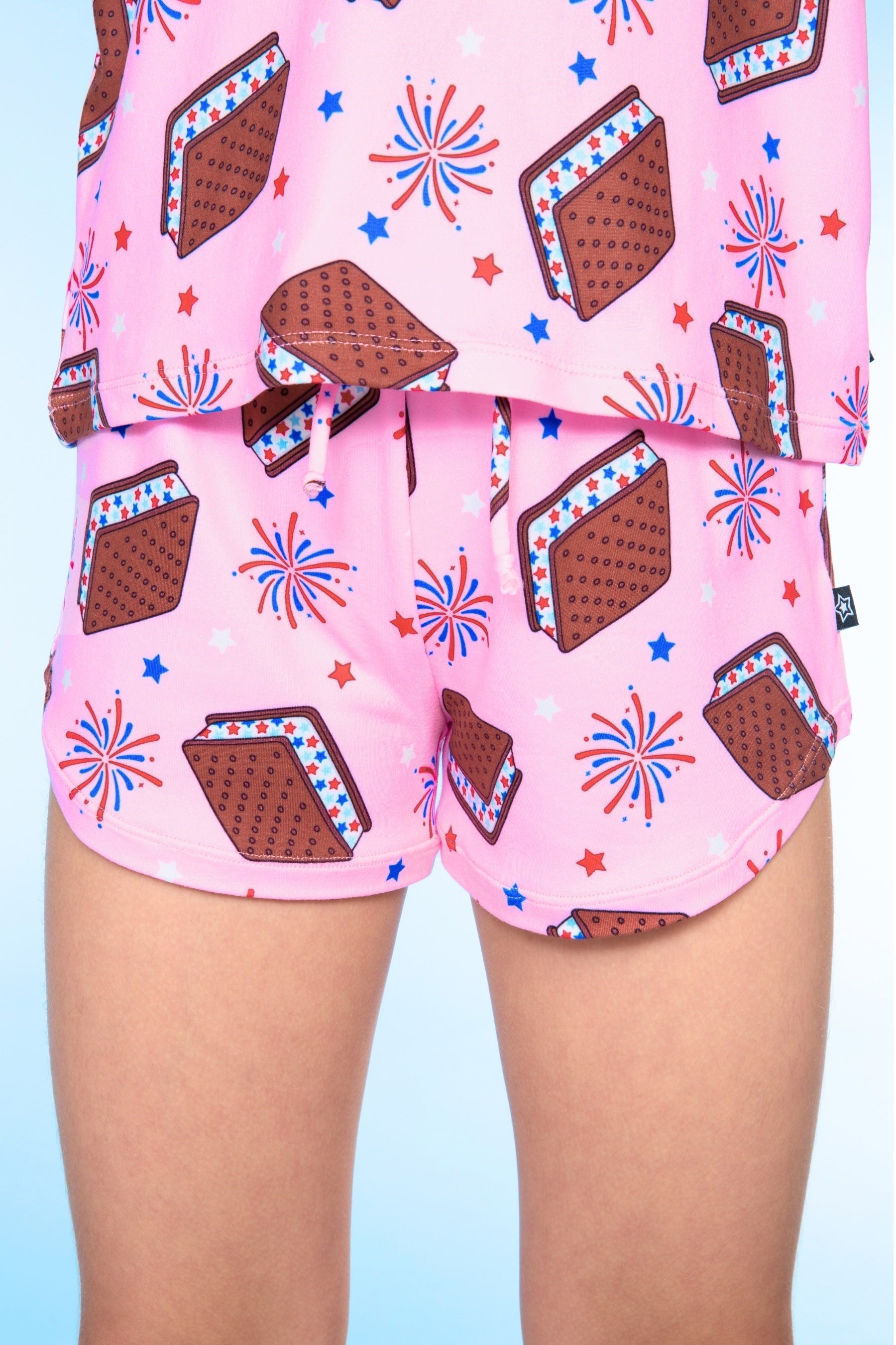 Simply Soft Easy Tee & Dolphin Short - Rainbow S'Mores - NEW!