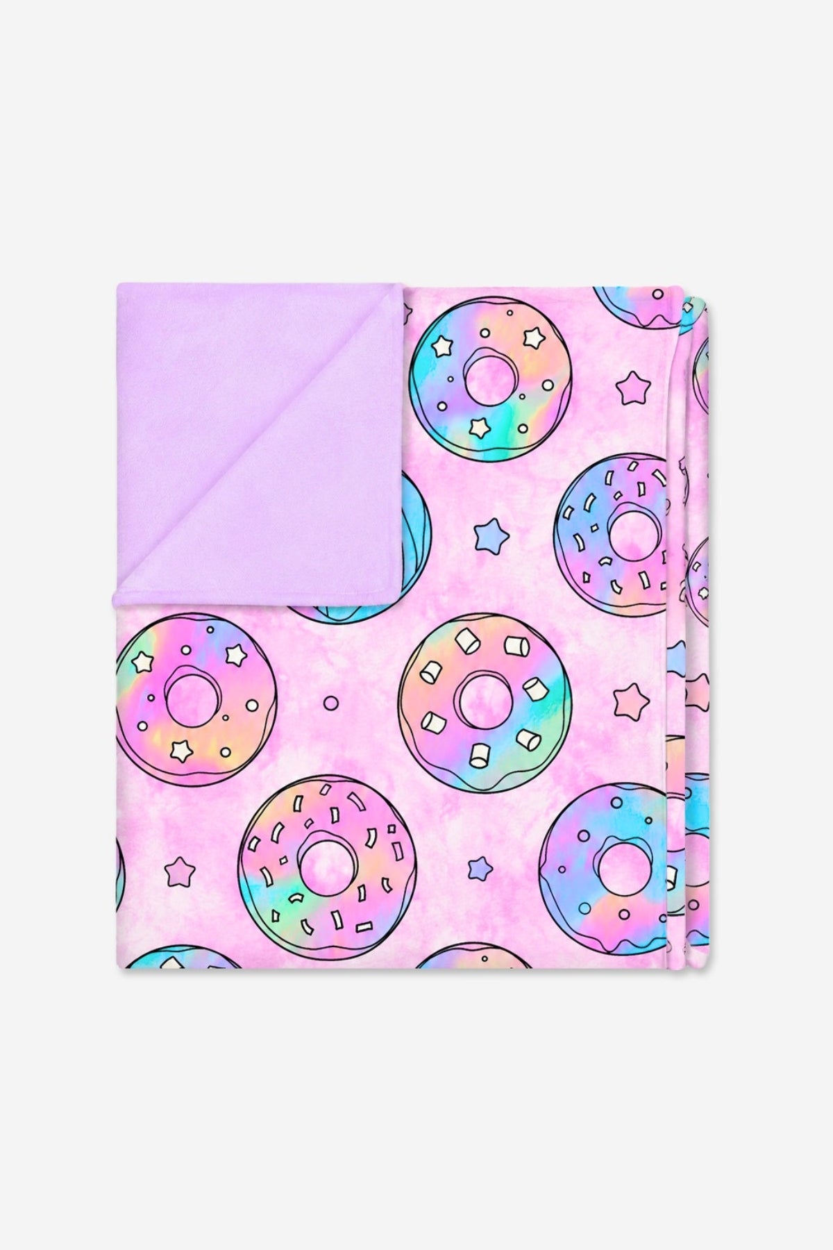 Simply Soft Reversible Blanket - Rainbow S'Mores - NEW!
