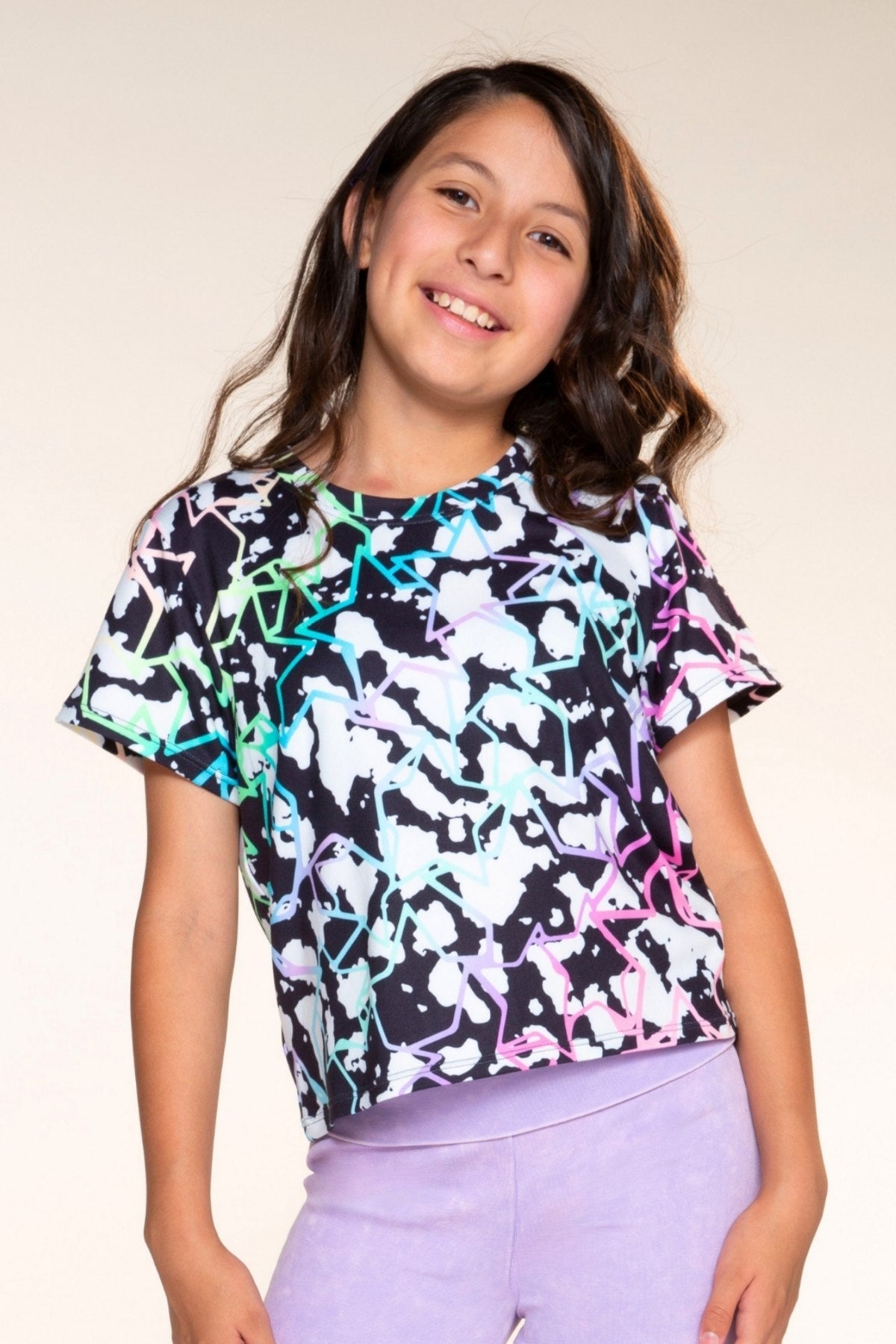 Simply Soft Easy Tee - Ivory Pink Floral - NEW!