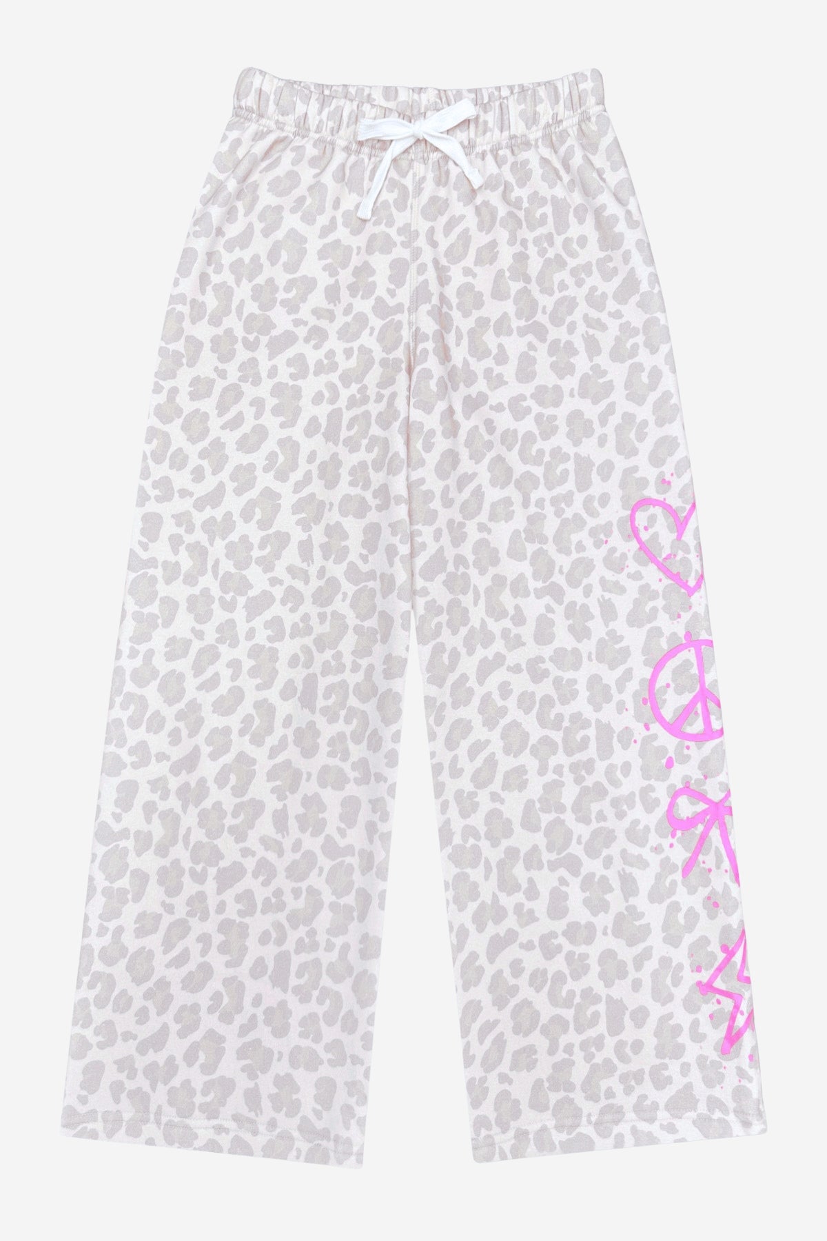 3 Pack Pink Leopard Tshirts & Wide Leg Set - Hot Pink Leopard - NEW!