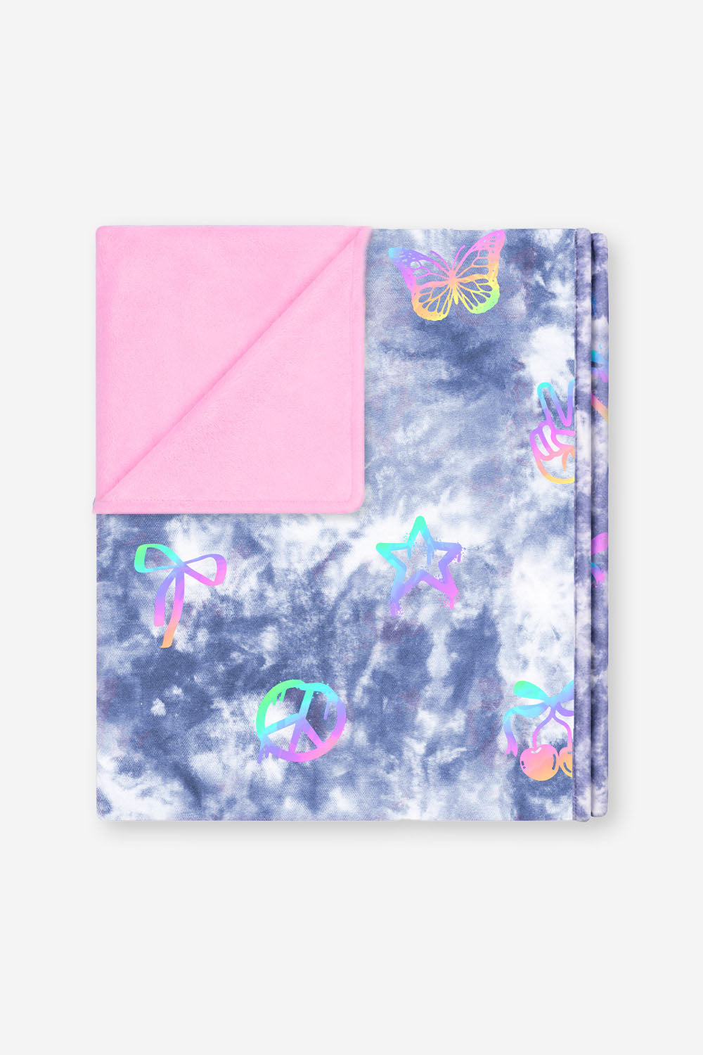 Simply Soft Reversible Blanket - Rainbow S'Mores - NEW!