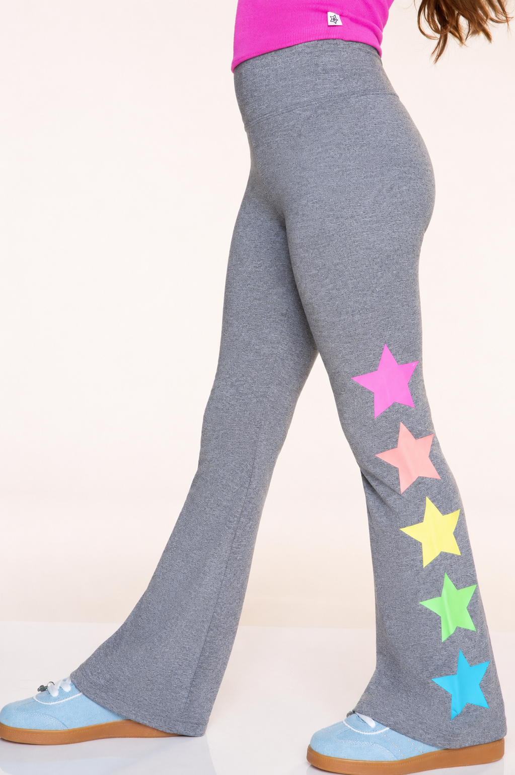 Simply Soft Luxe Flare Legging - Navy Heather Blue - NEW!