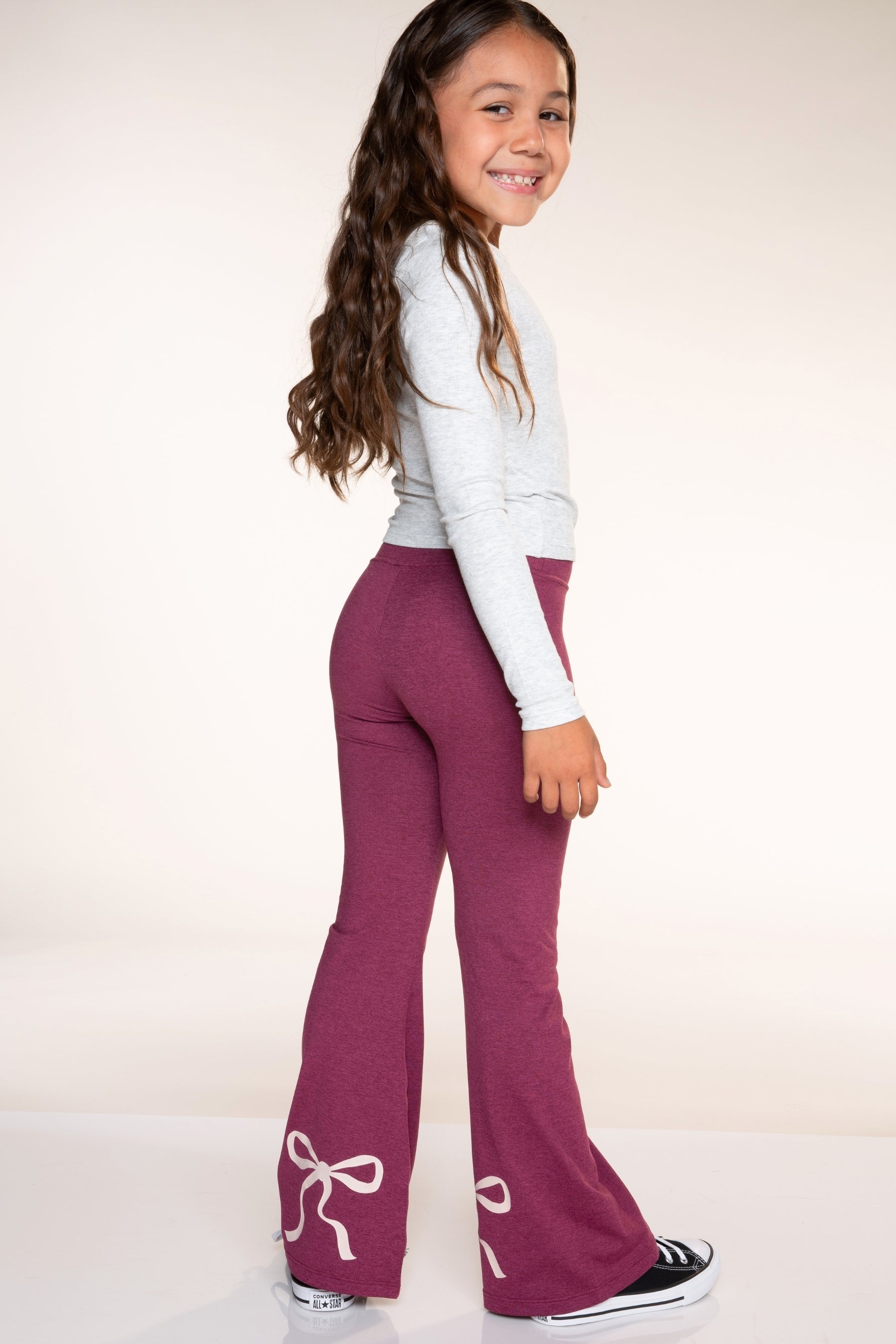 Simply Soft Luxe Flare Legging - Navy Heather Blue - NEW!