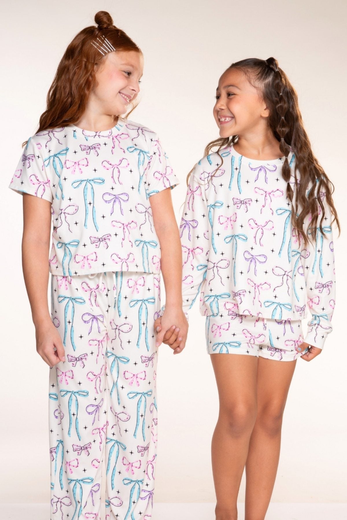 Simply Soft Easy Tee & Karate Pant - Ivory Floral Bow - NEW!