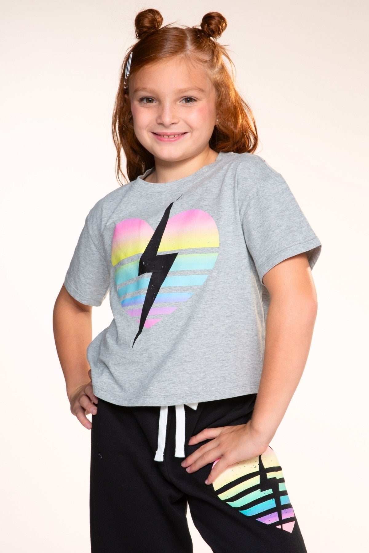 Washed Cotton Drop Shoulder Tee. - Pink Cowboy Boot