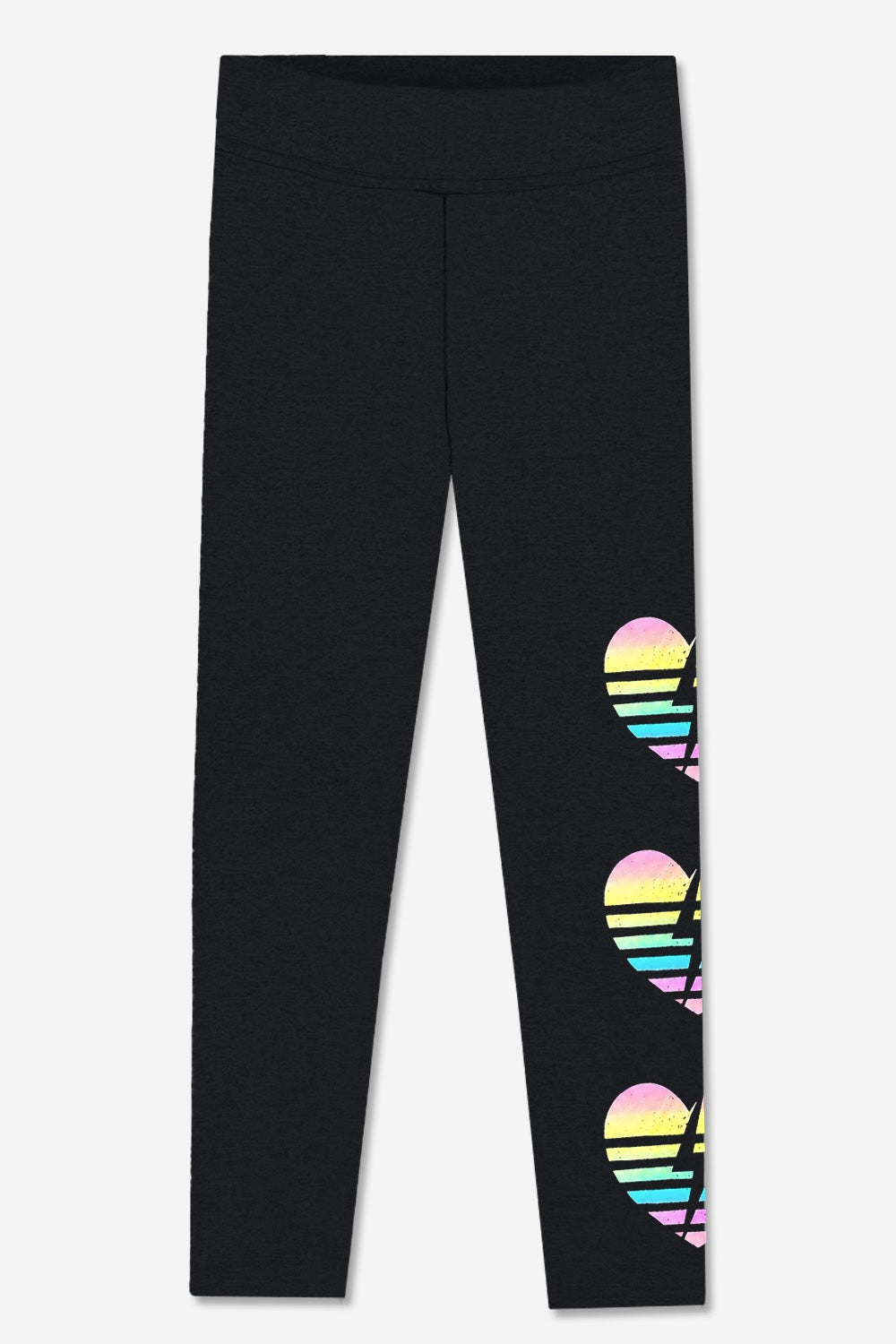 2-Pack Simply Soft Luxe Legging - Neon Pink | Black Rainbow Heart Bolt - NEW!