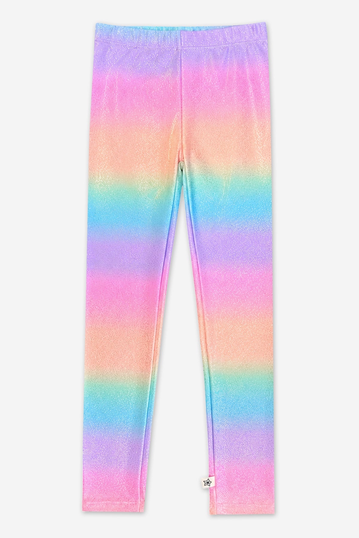 4 Pack Retro Rainbow & Glitter Leggings - Retro Rainbow - NEW!