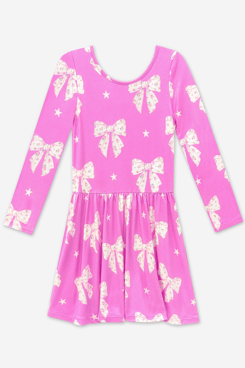 Simply Soft Long Sleeve Scoop Back Be Happy Dress