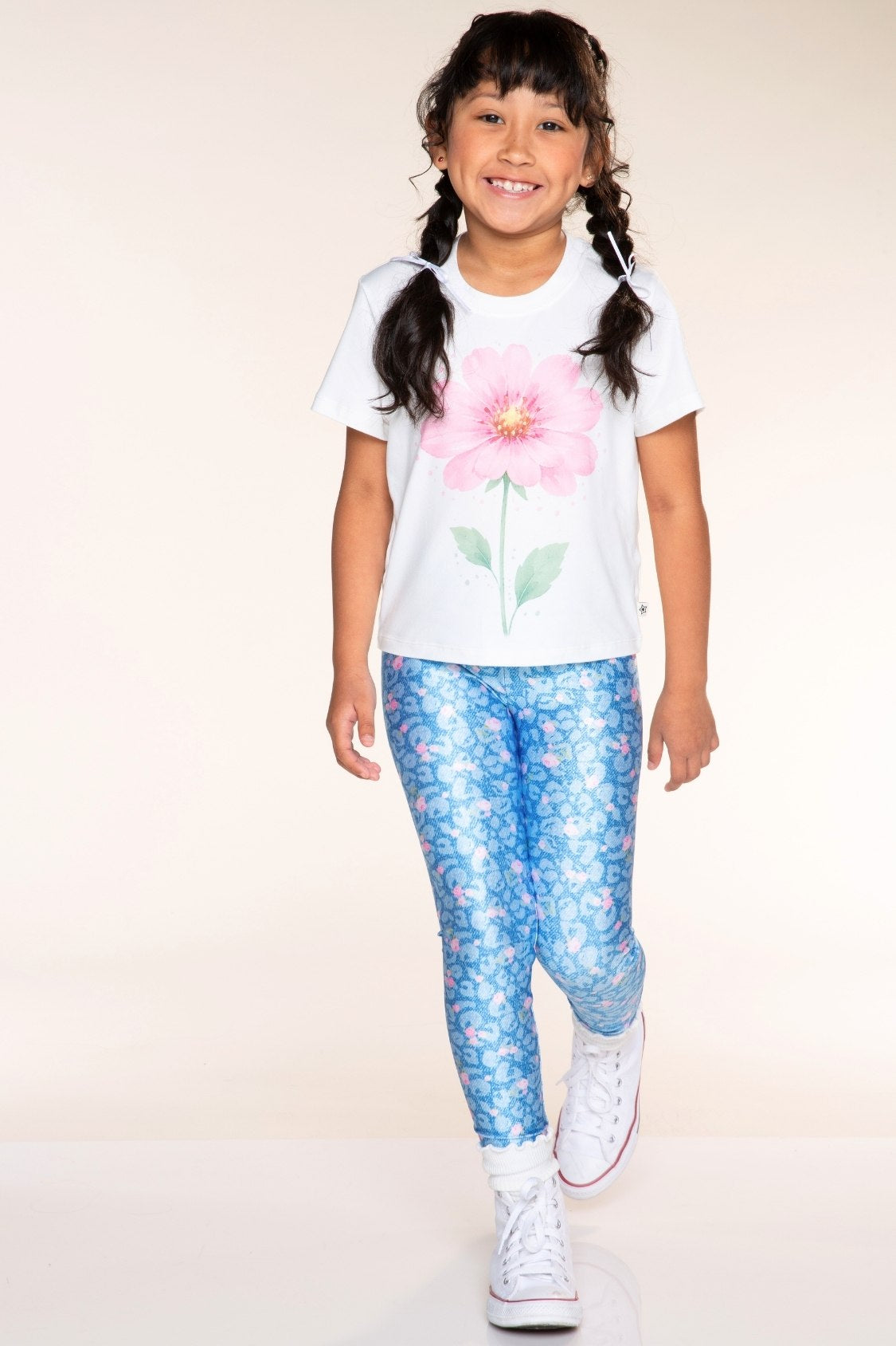 Simply Soft Easy Tee - Rainbow Tie Dye Smile