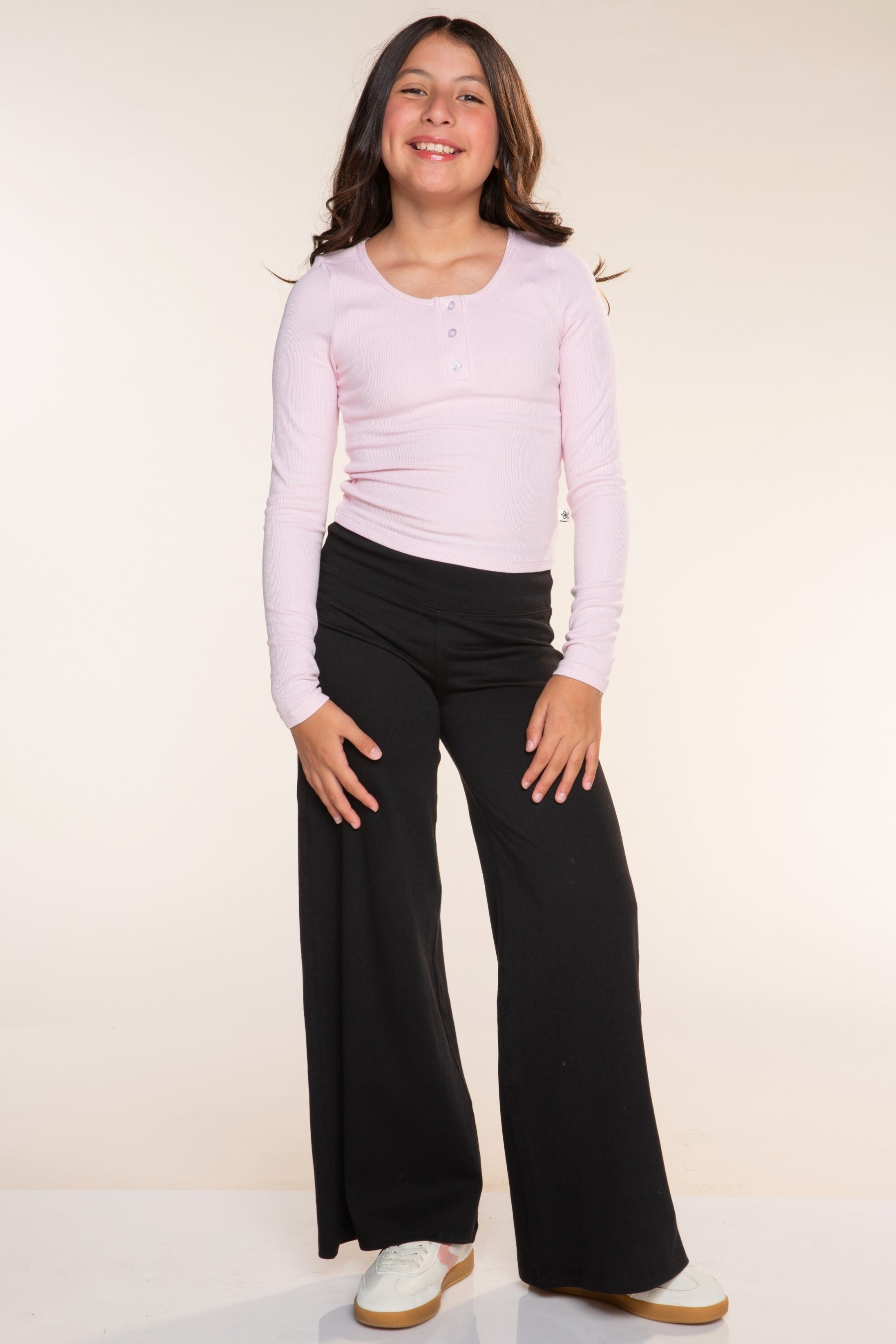 Super Stretch Soft Denim Wide Leg Jegging - Light Blue Denim - NEW!