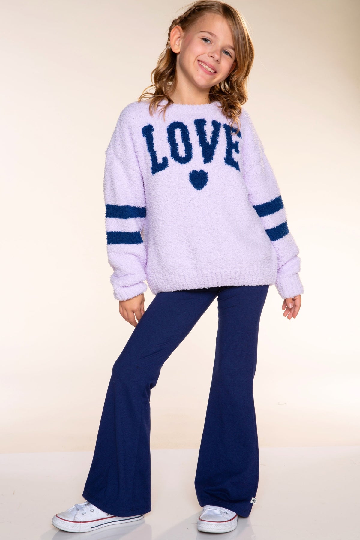 Cloud Plush Crew Neck Sweater - Dusty Pink Teddy - NEW!