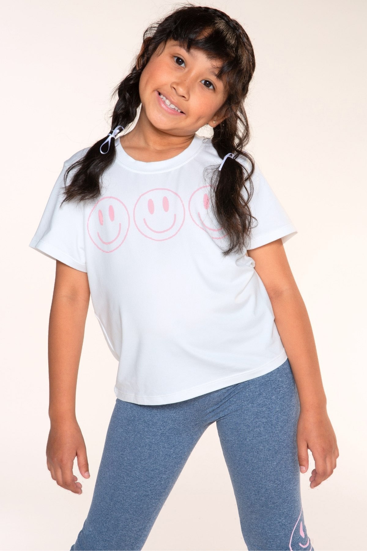 Simply Soft Easy Tee - Black Cream Rainbow Star - NEW!