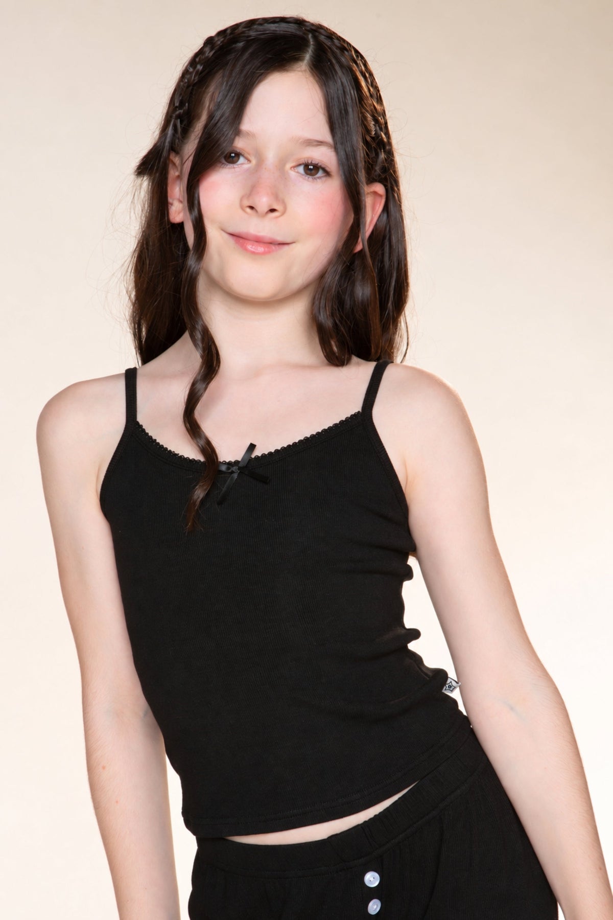 3-Pack Ribbed Cardigan, Cami & Wide Leg - Jet Black - NEW!