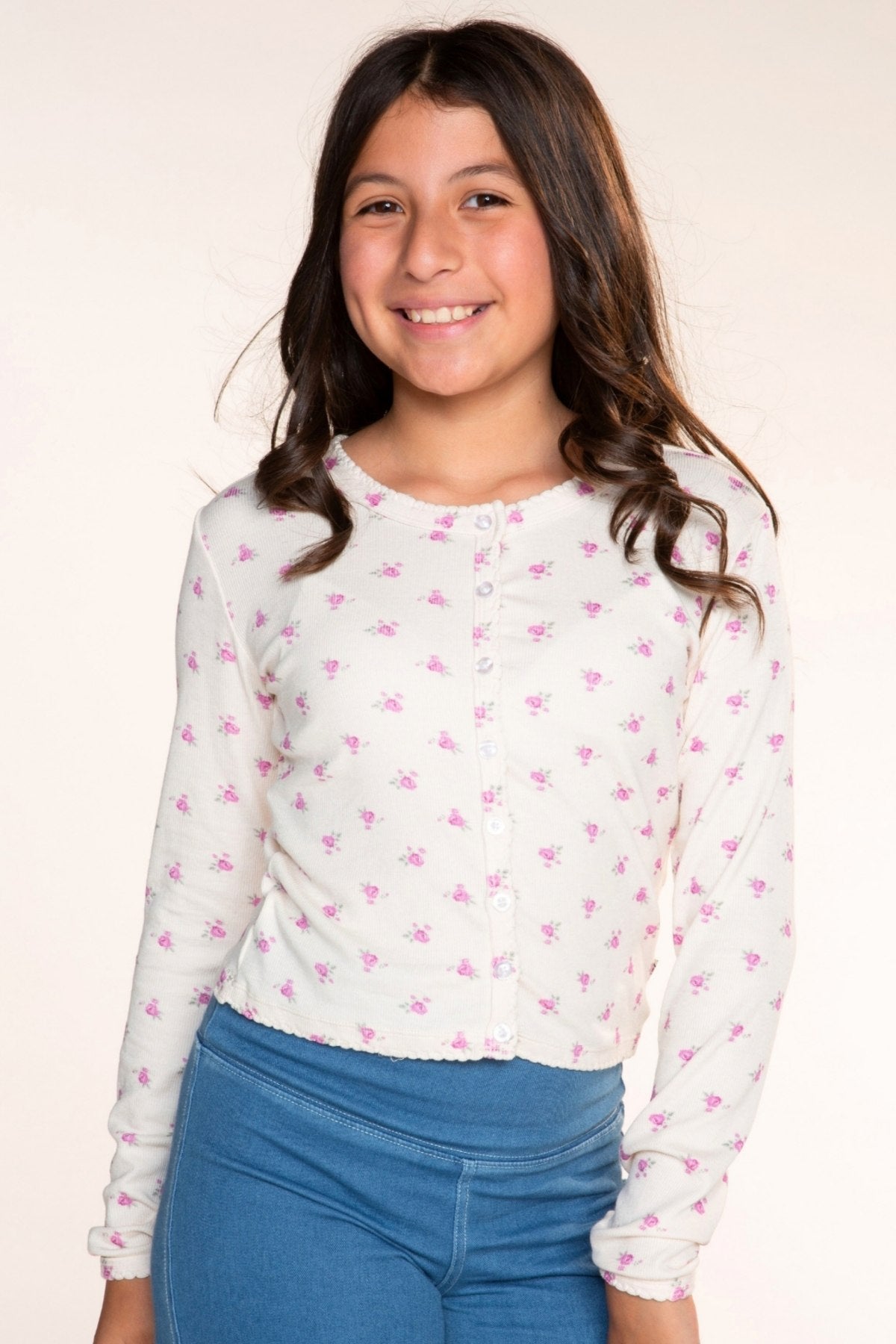 Ultra-Soft Rib Long Sleeve Cardigan - Jet Black - NEW!