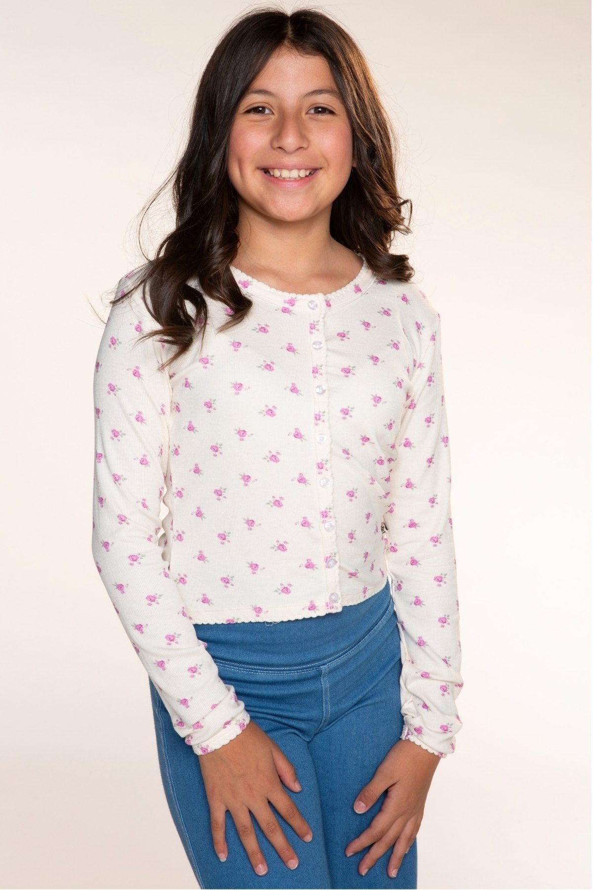 Ultra-Soft Rib Long Sleeve Cardigan - Jet Black - NEW!