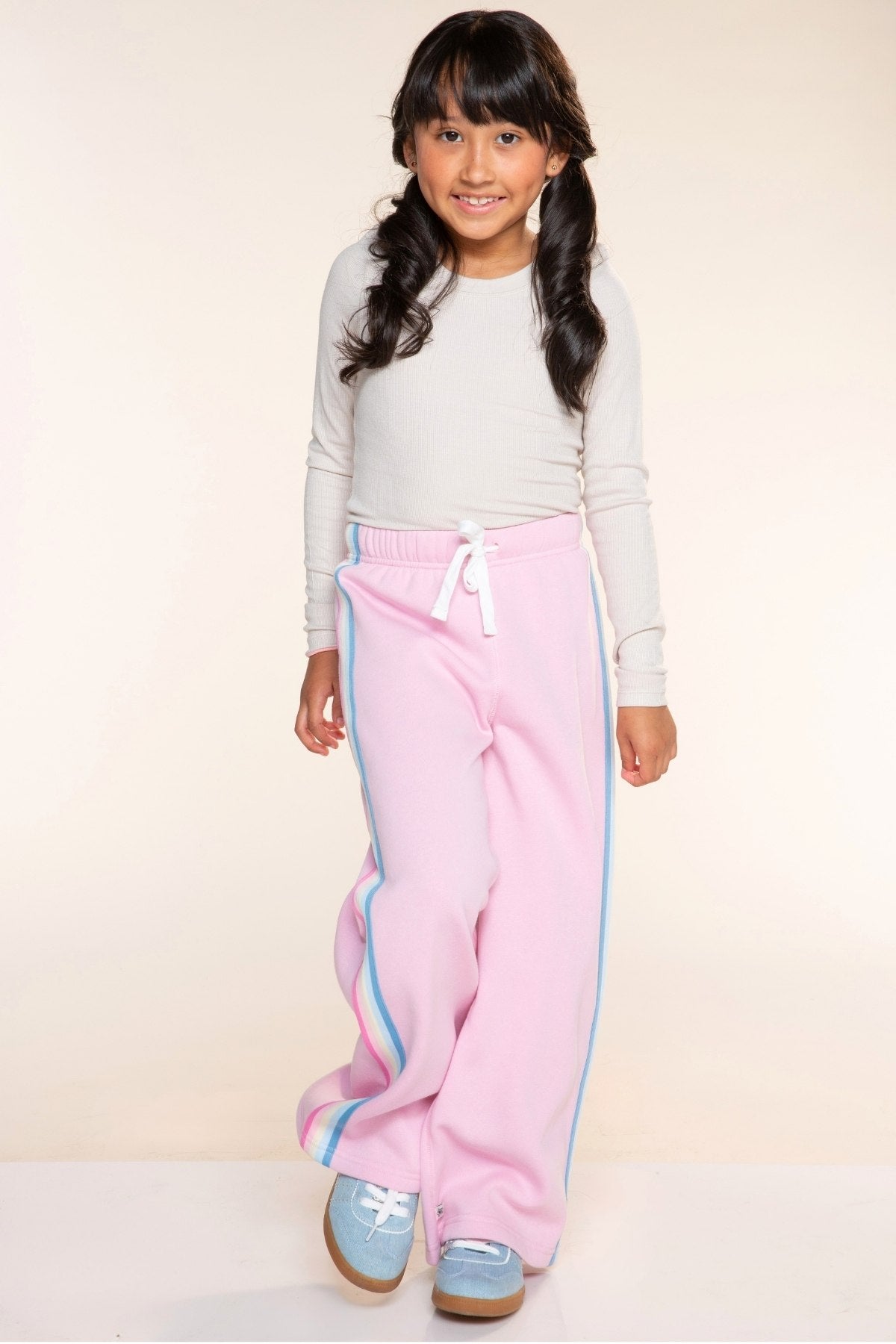 3-Pack Ultra-Soft Ribbed Fitted L/S Tee - Black | Powder Pink | Powder Blue - NEW!