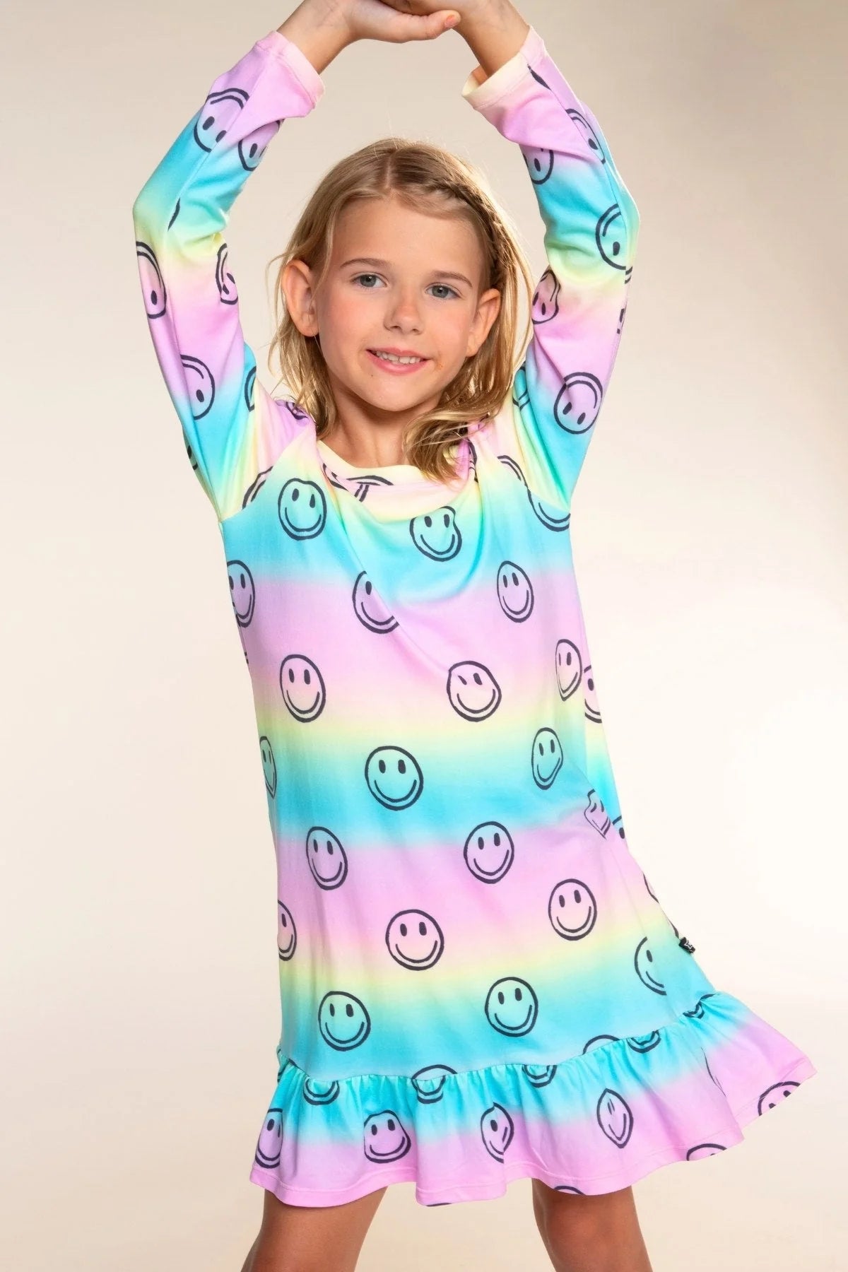 Gift Set - Lounge Dress & Cozy Blanket - Pink Rainbow Unicorn - NEW!