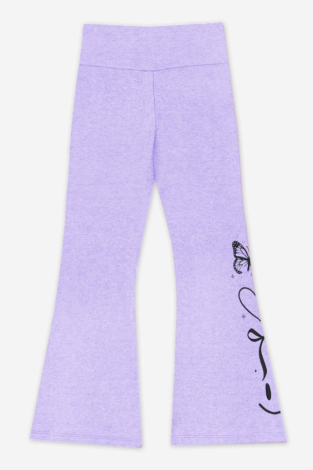Simply Soft Luxe Flare Legging - Steel Rainbow Stars - NEW!
