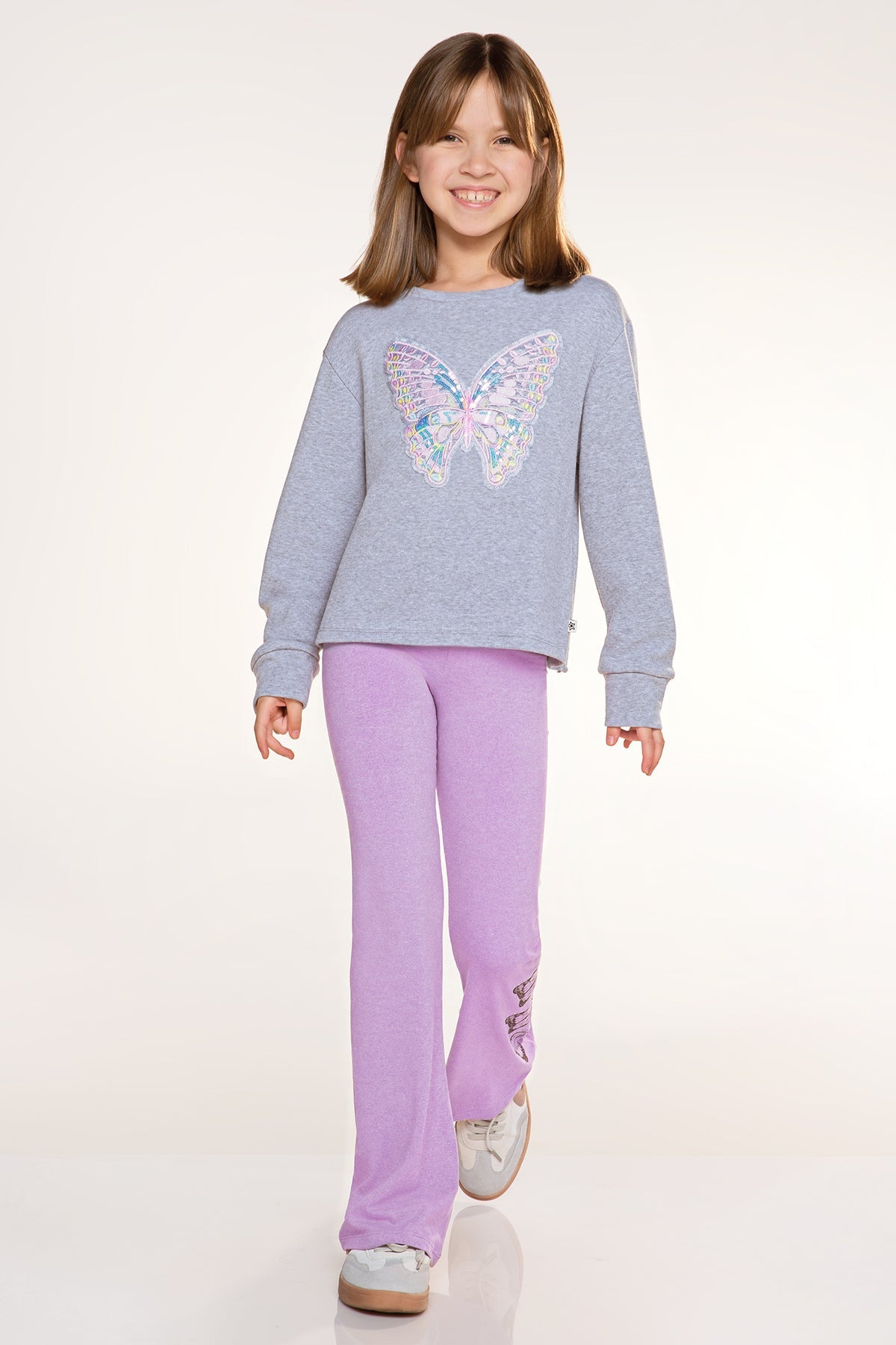 Simply Soft Luxe Flare Legging - Black Pastel Rainbow Sketch Emoji - NEW!