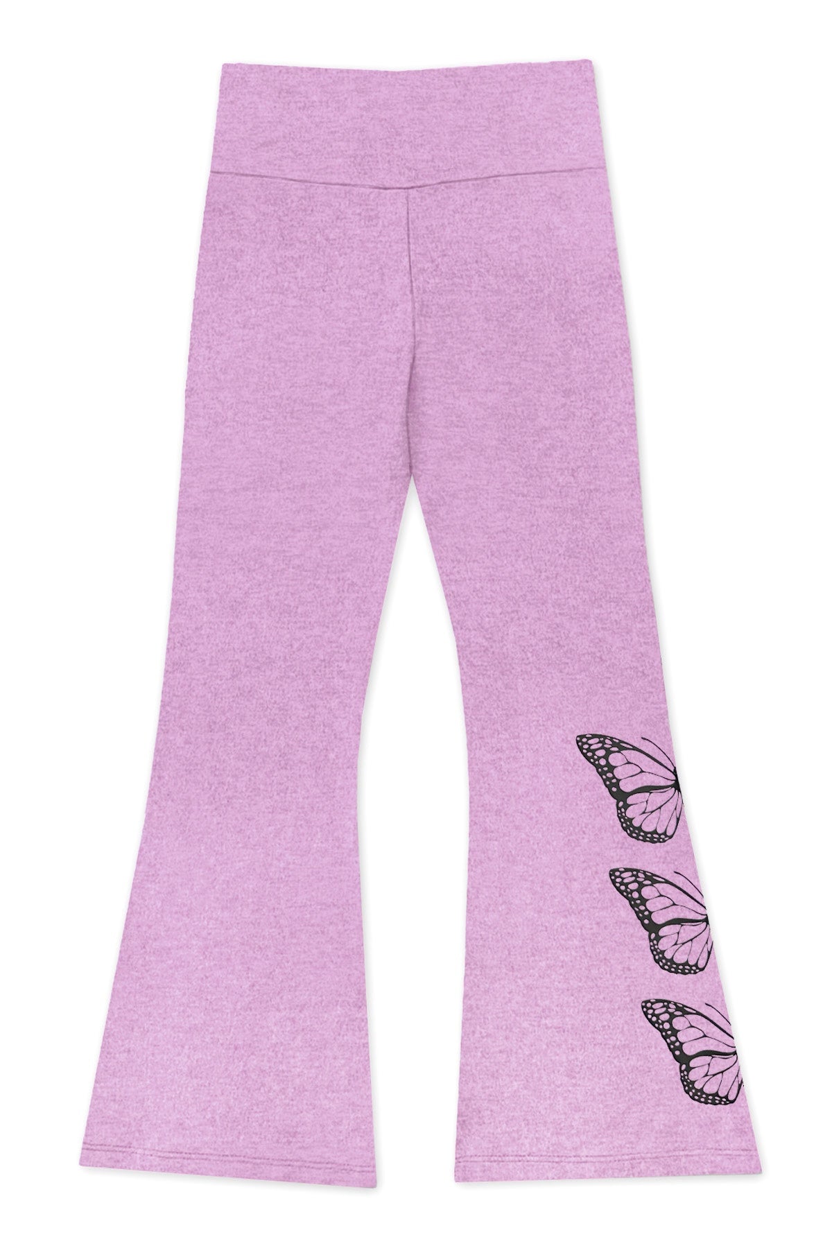 Simply Soft Luxe Flare Legging - Black Pastel Rainbow Sketch Emoji - NEW!
