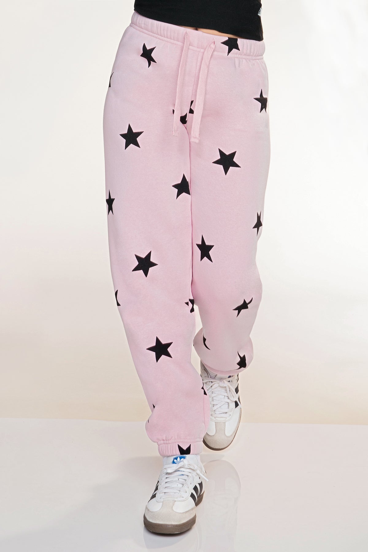 Cloud Soft French Terry Sweatpant - Vintage Rose Stars - NEW!
