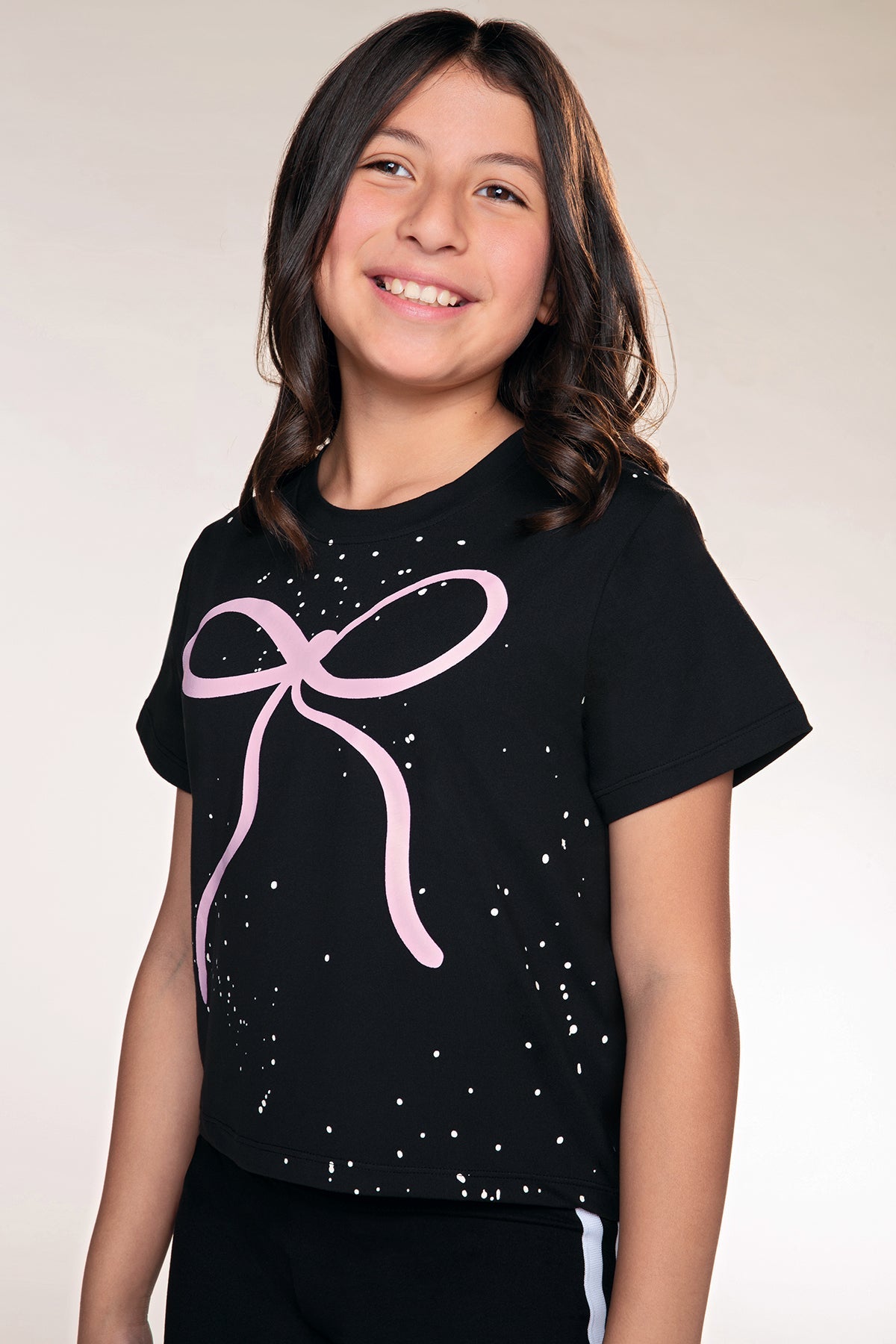 Simply Soft Easy Tee - Pink Black Graffiti Icons - NEW!