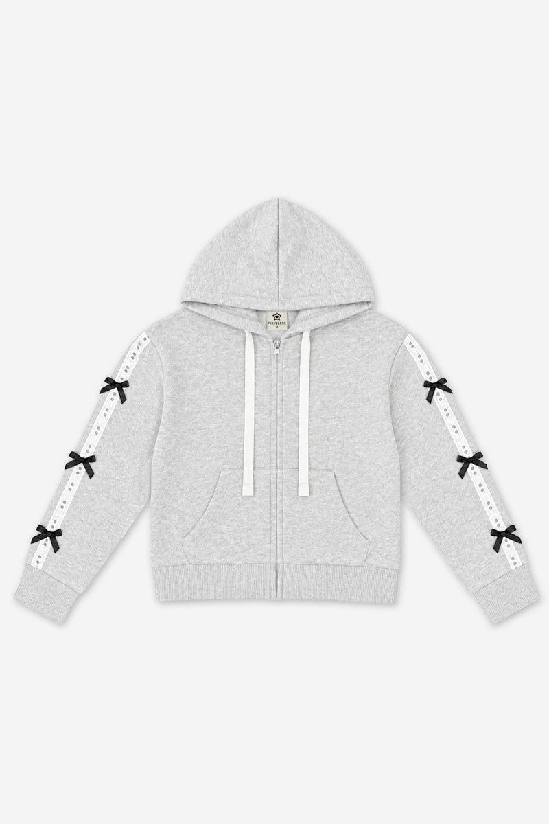 Butter French Terry Drop Shoulder Zip Hoodie