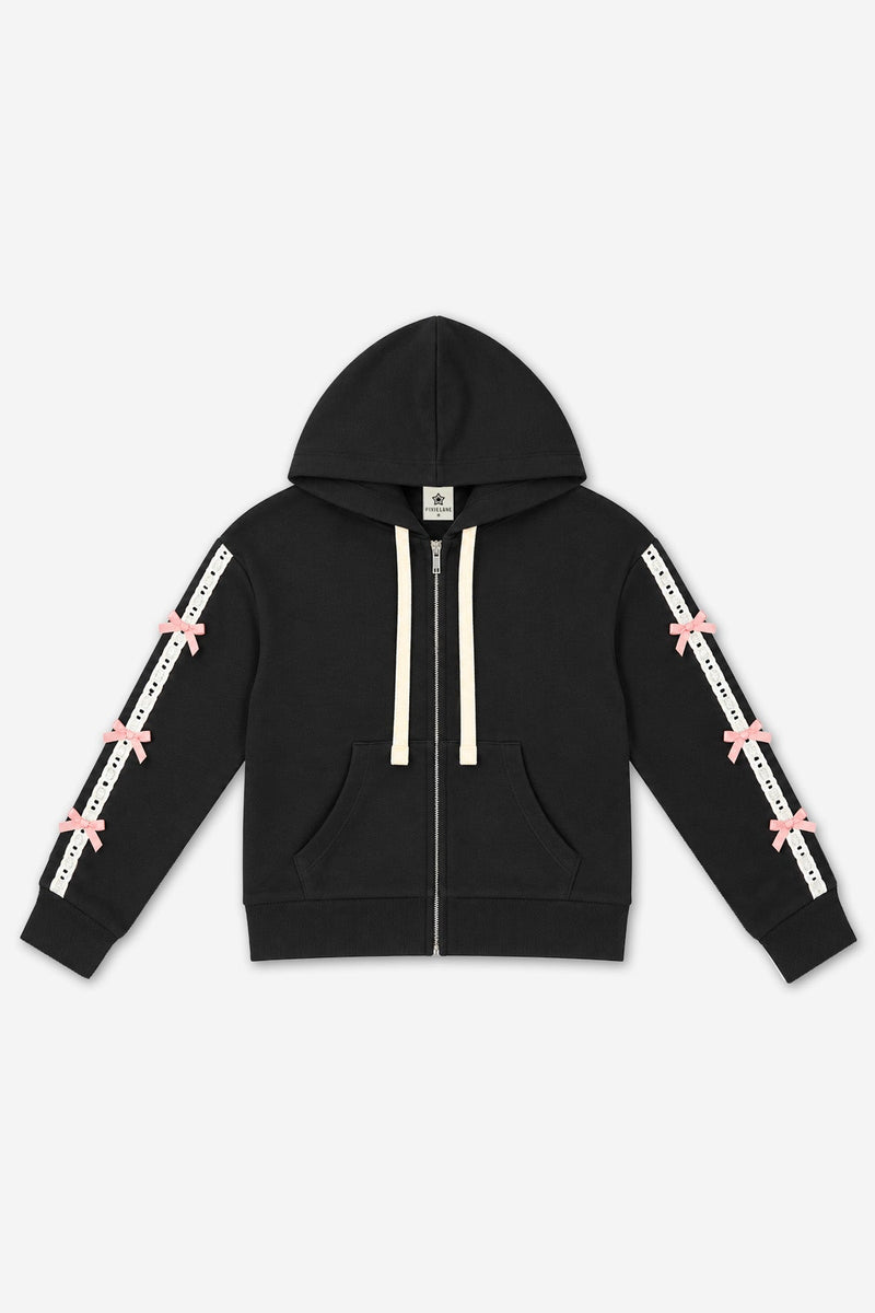 Butter French Terry Drop Shoulder Zip Hoodie