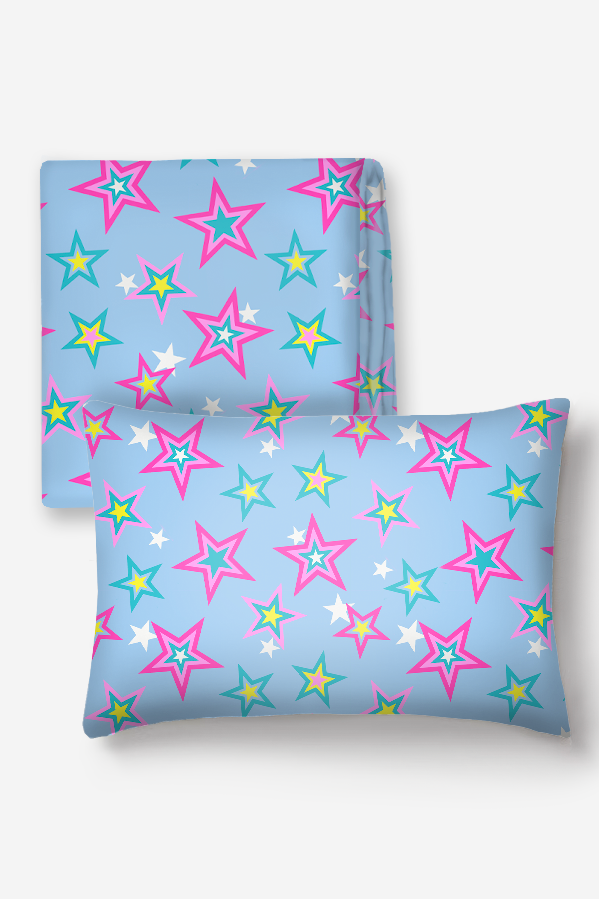 Blanket & Pillowcase Bundle - Purple Pink Graffiti