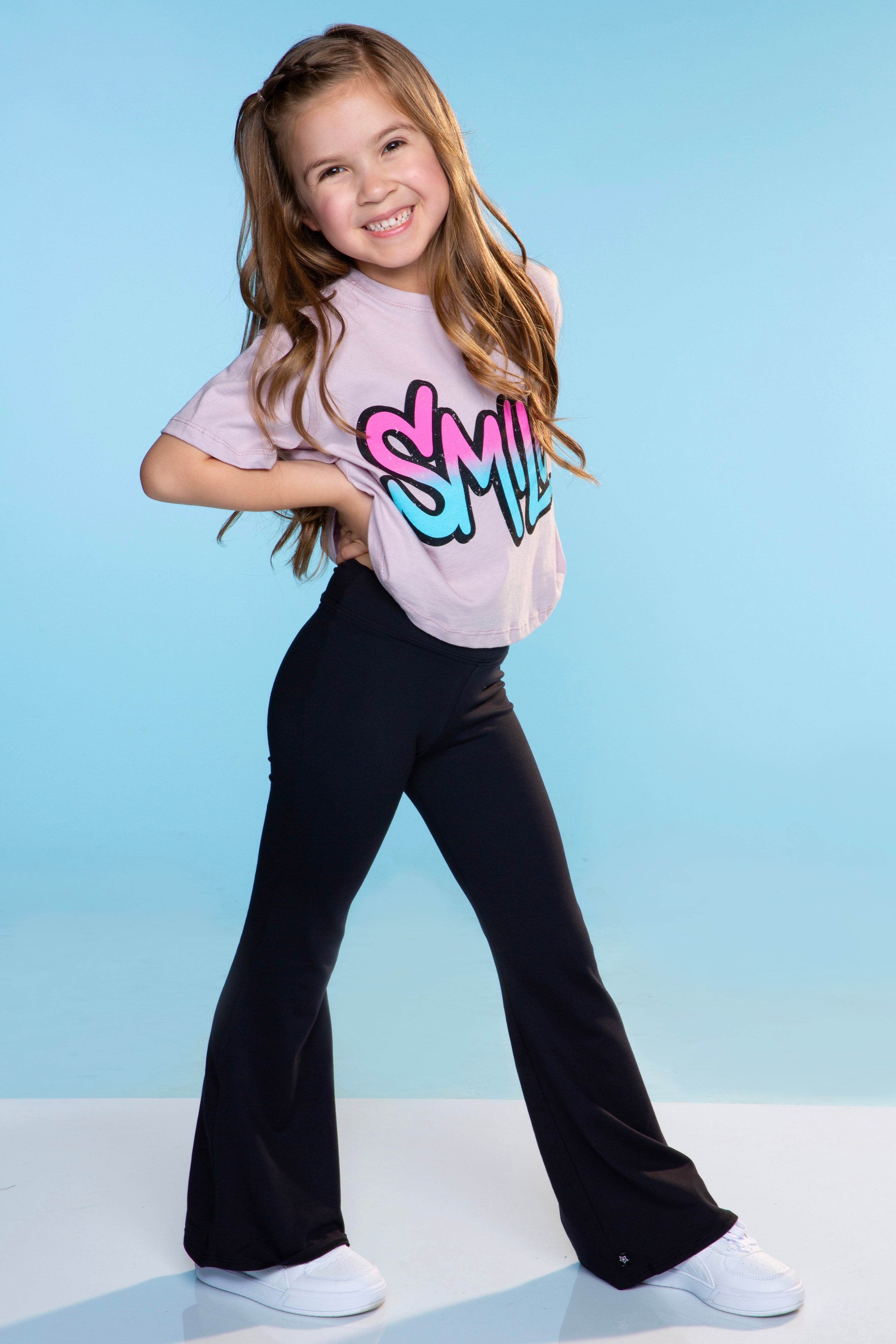 Simply Soft Luxe Flare Legging - Navy Heather Blue - NEW!