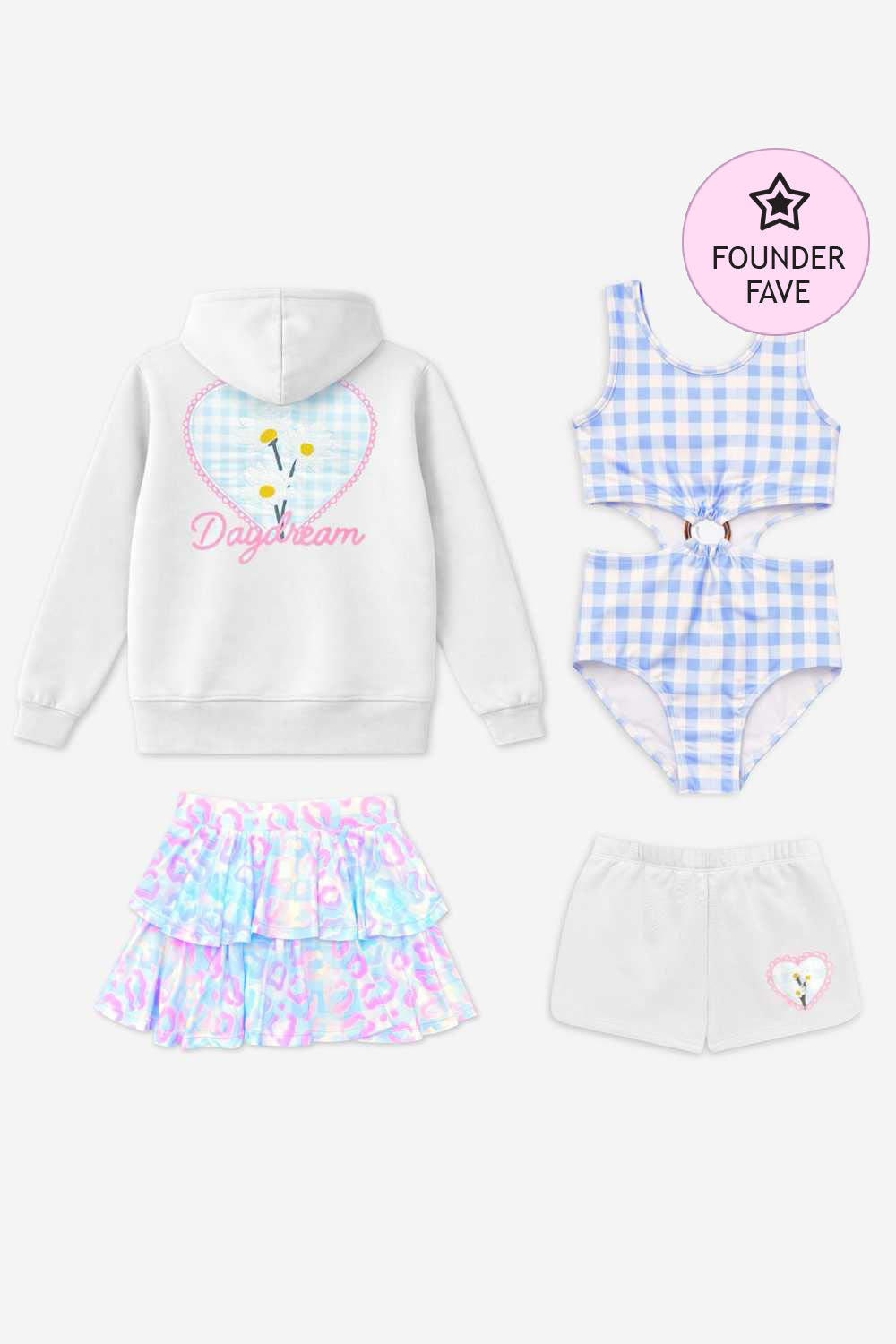 Founder Faves - 4 Pack Sweet Gingham - Sweet Gingham - NEW!