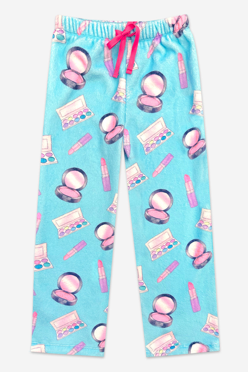 Fuzzy Plush Karate Pant - Matcha Boba