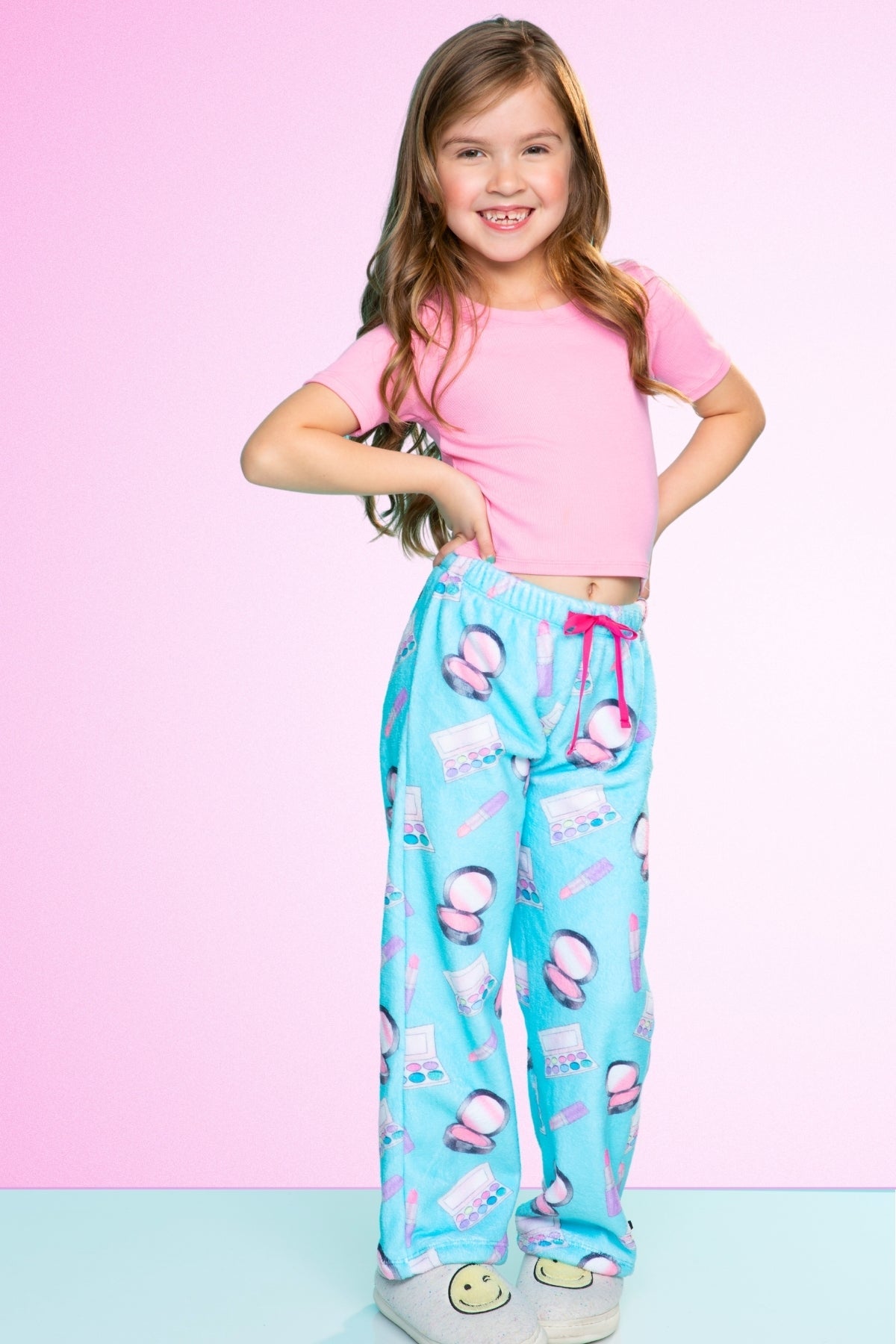 Fuzzy Plush Karate Pant - Matcha Boba